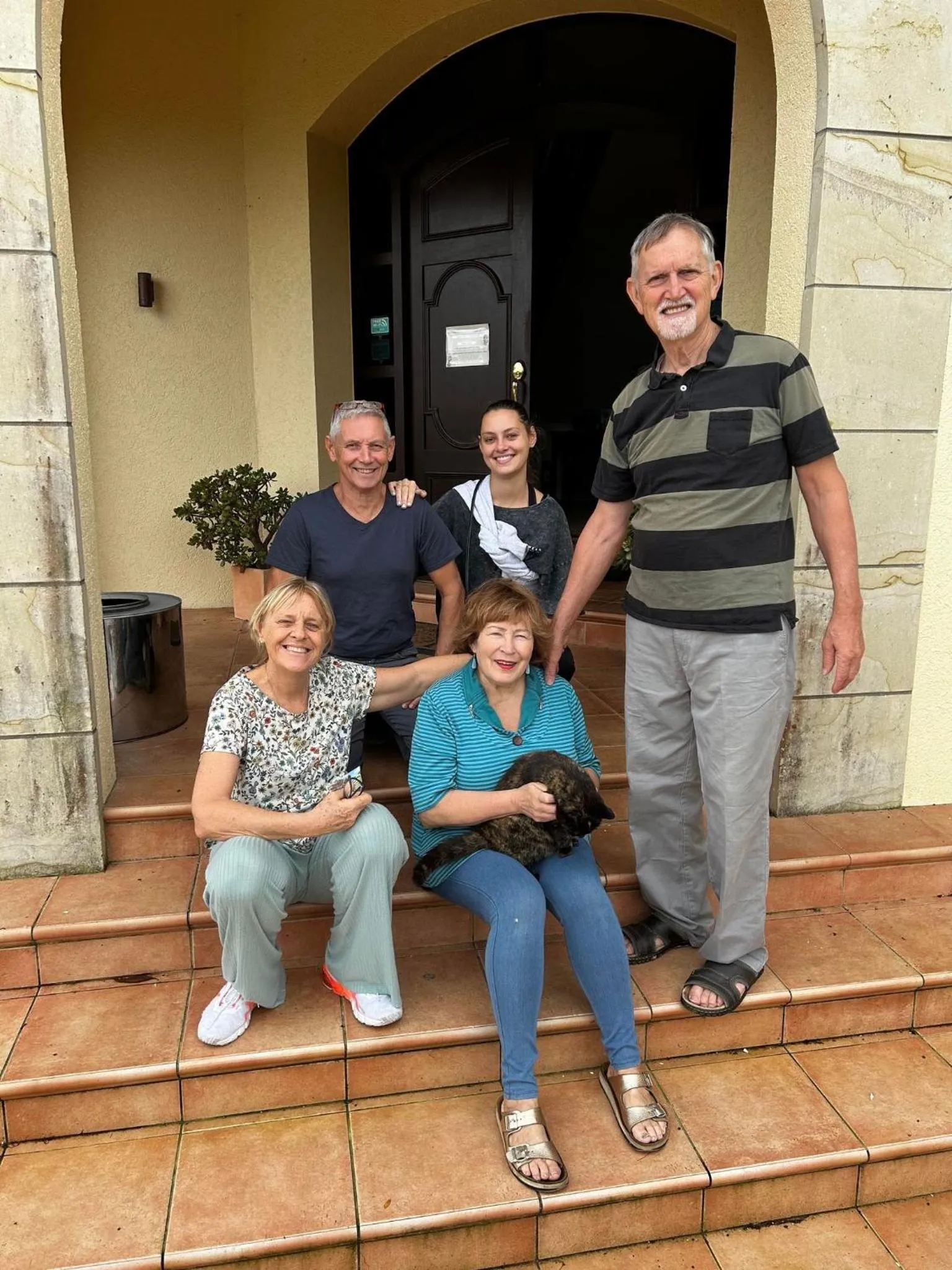 group of guests in Rua Resort