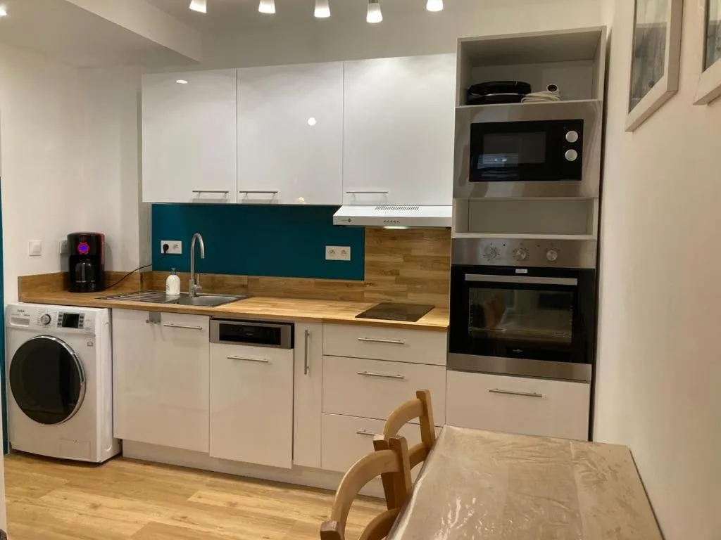 Kitchen or kitchenette in Appartement Les Amethystes 1