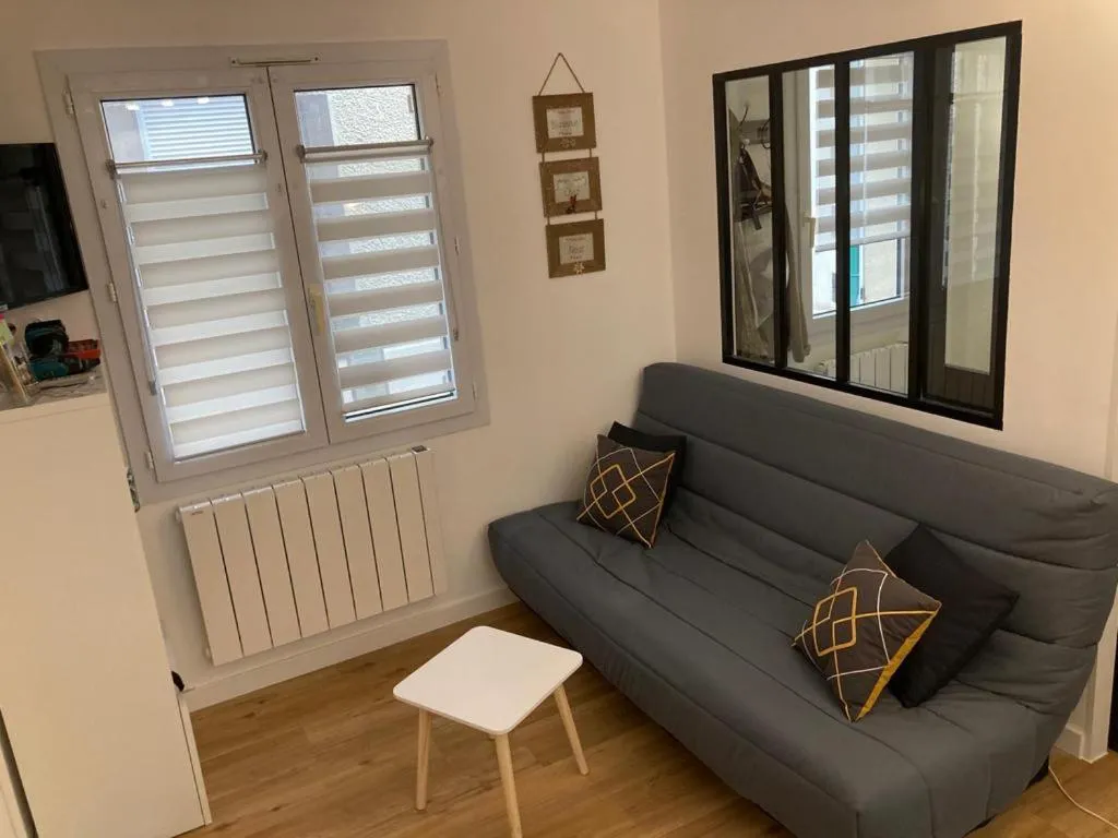 Seating area in Appartement Les Amethystes 1