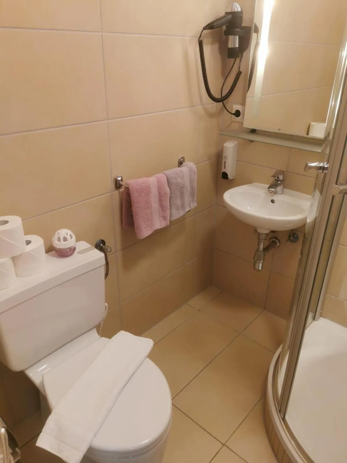 Bathroom in Frühstückspension Gasthof Gesslbauer