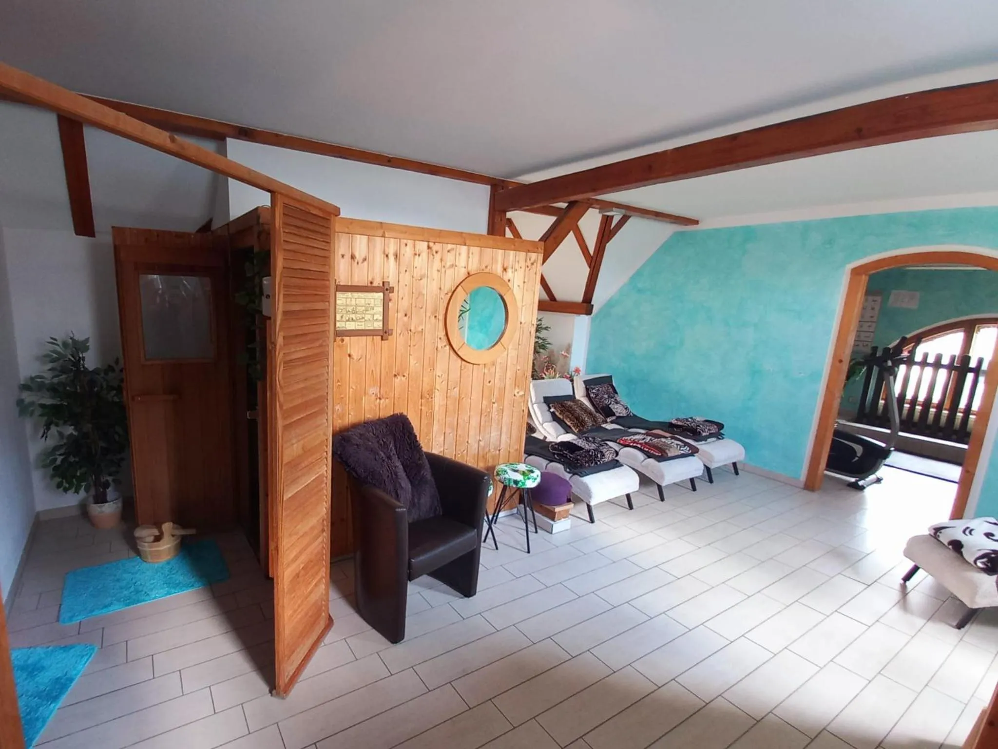 Sauna in Frühstückspension Gasthof Gesslbauer