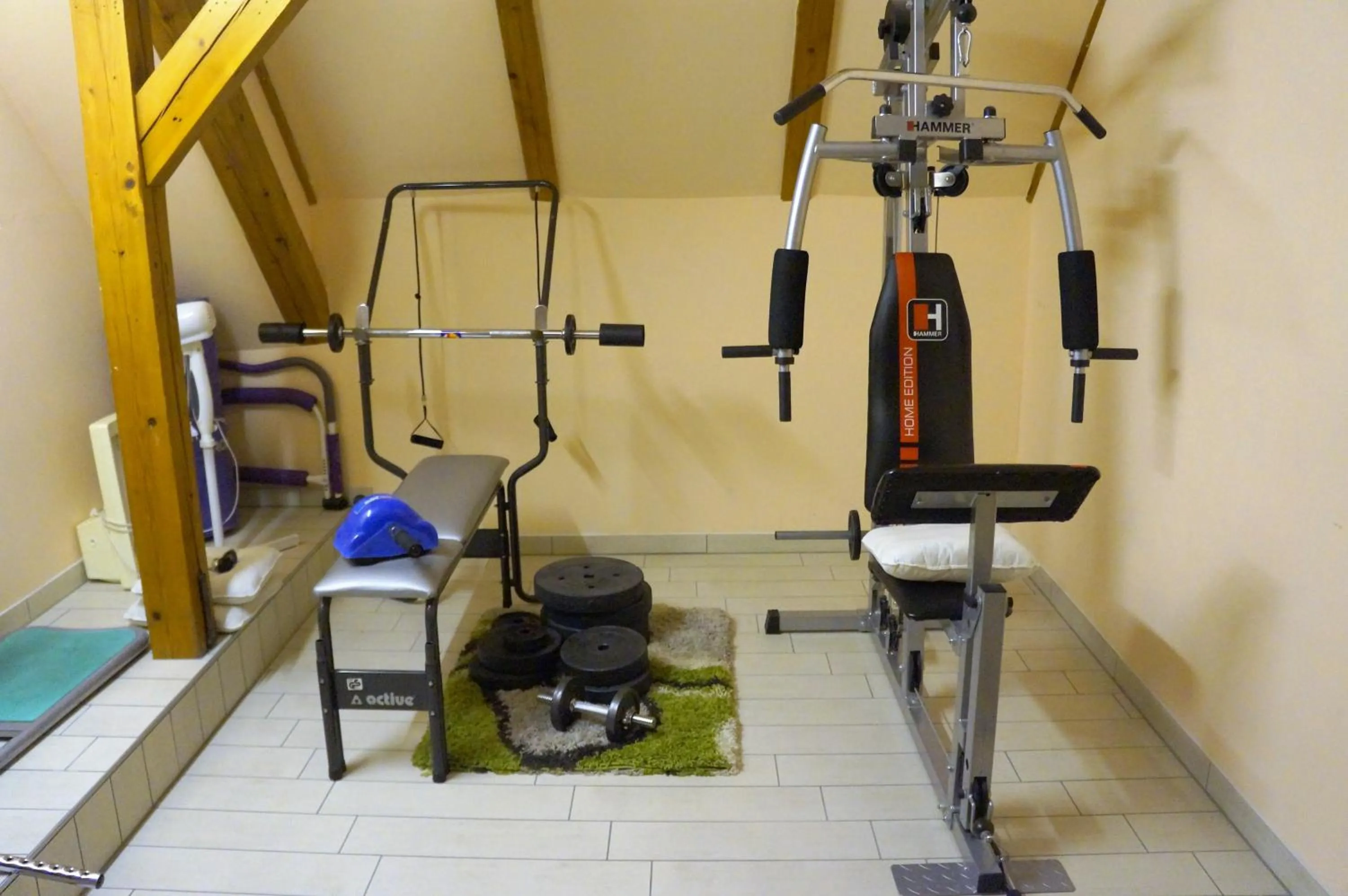 Fitness centre/facilities in Frühstückspension Gasthof Gesslbauer