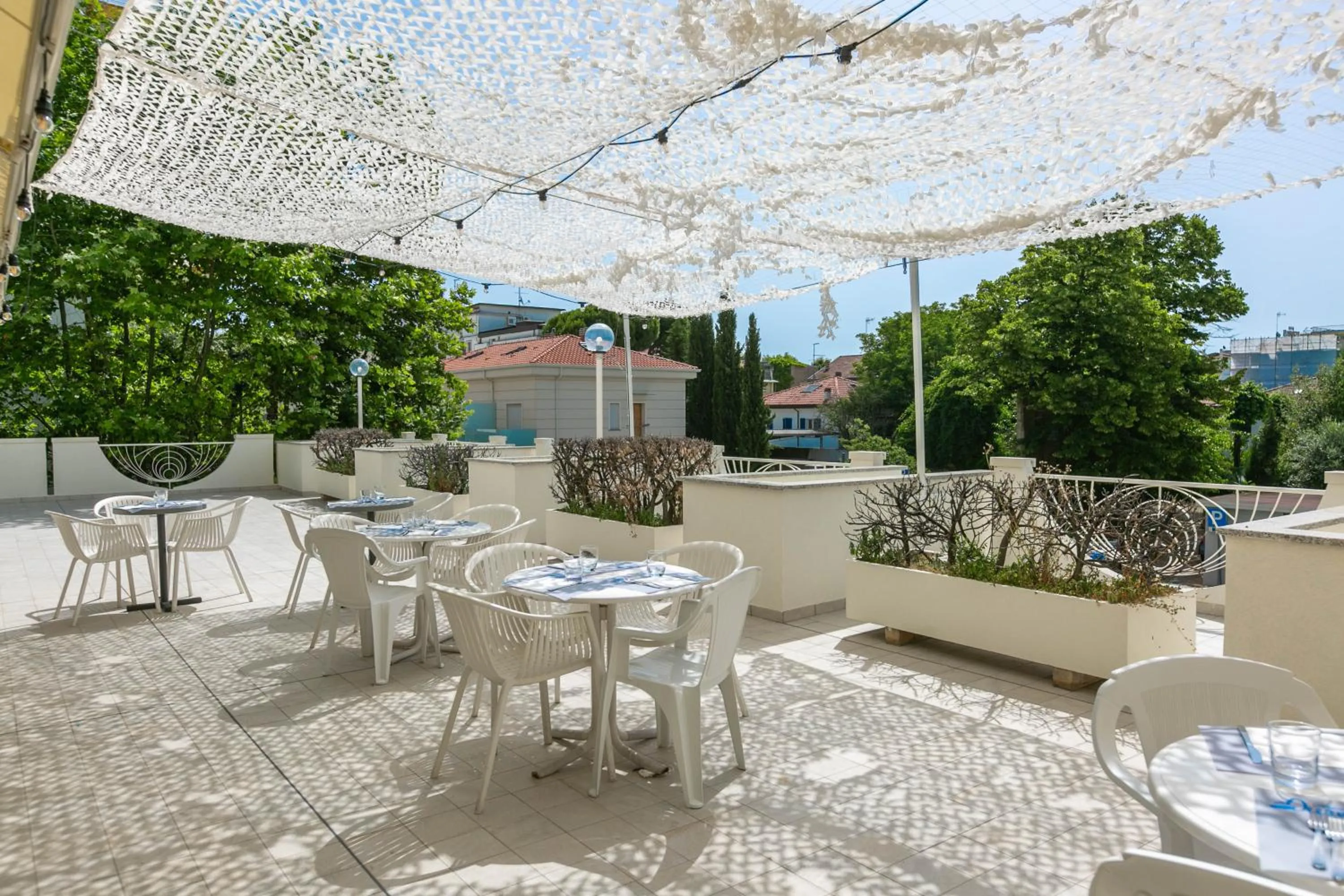 Patio in Hotel Oceanic