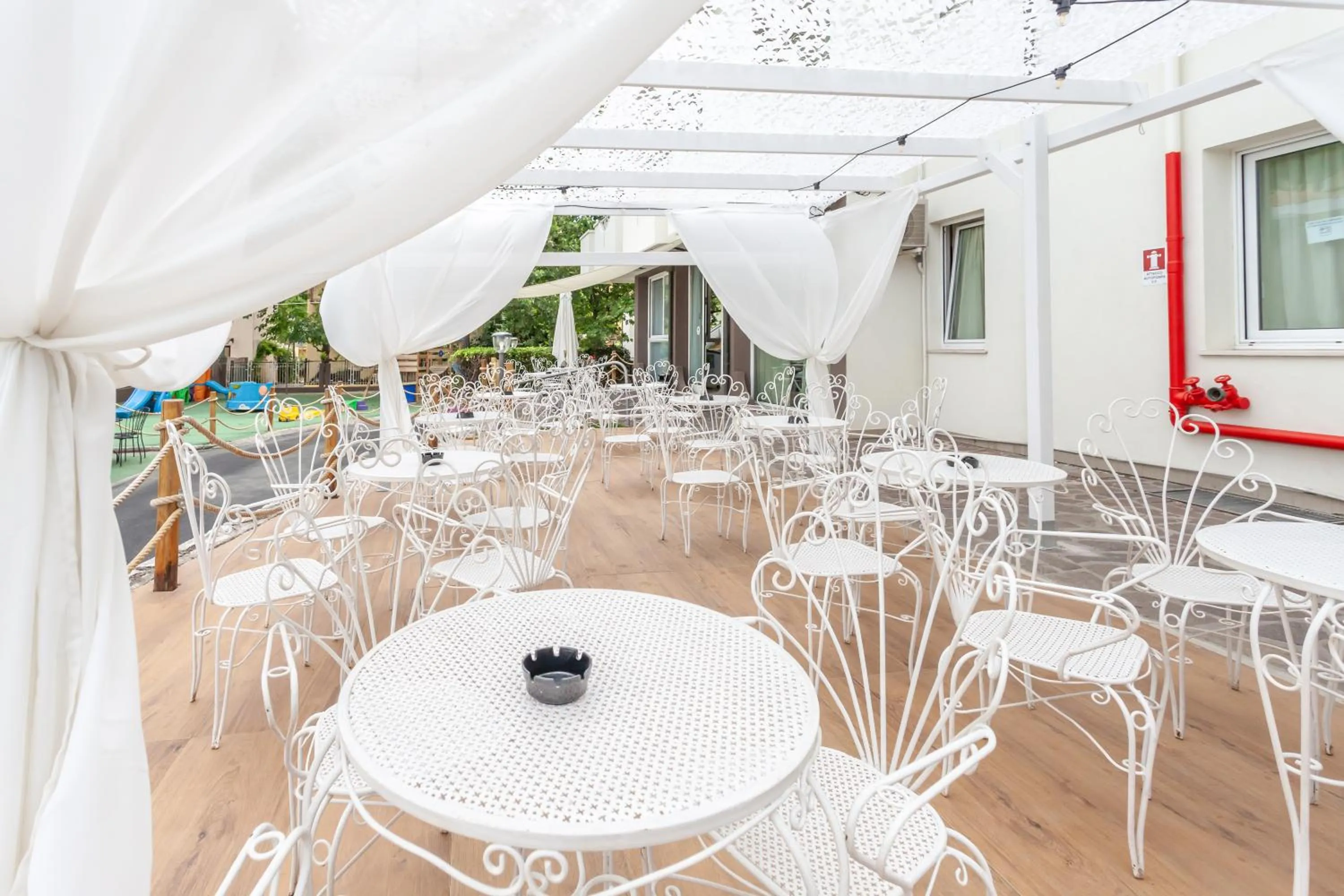 Patio in Hotel Oceanic