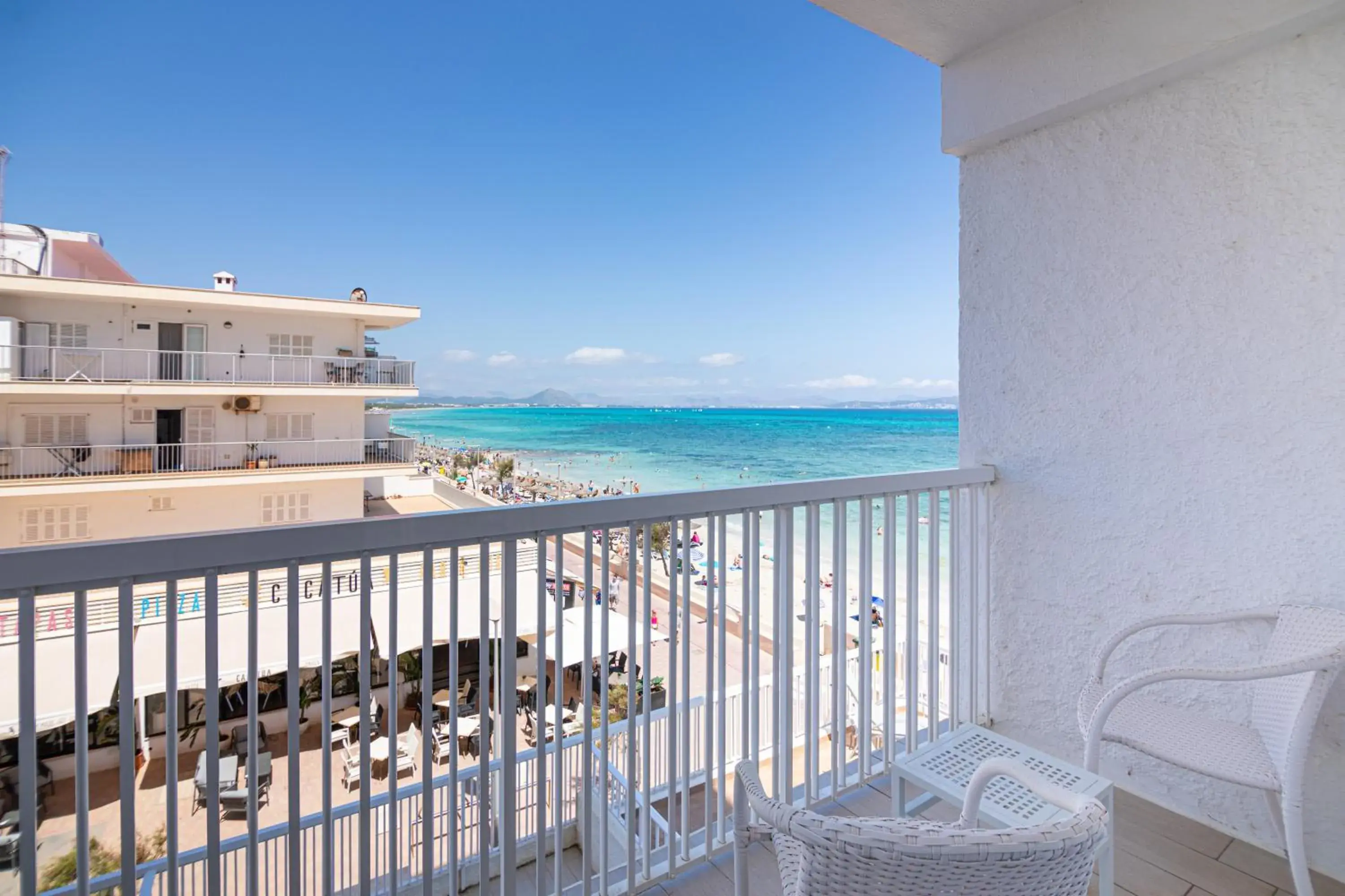 Double Room with Balcony and Lateral Sea View (1 Adult) in JS Miramar Double Room with Balcony and Lateral Sea View (1 Adult) in JS Miramar