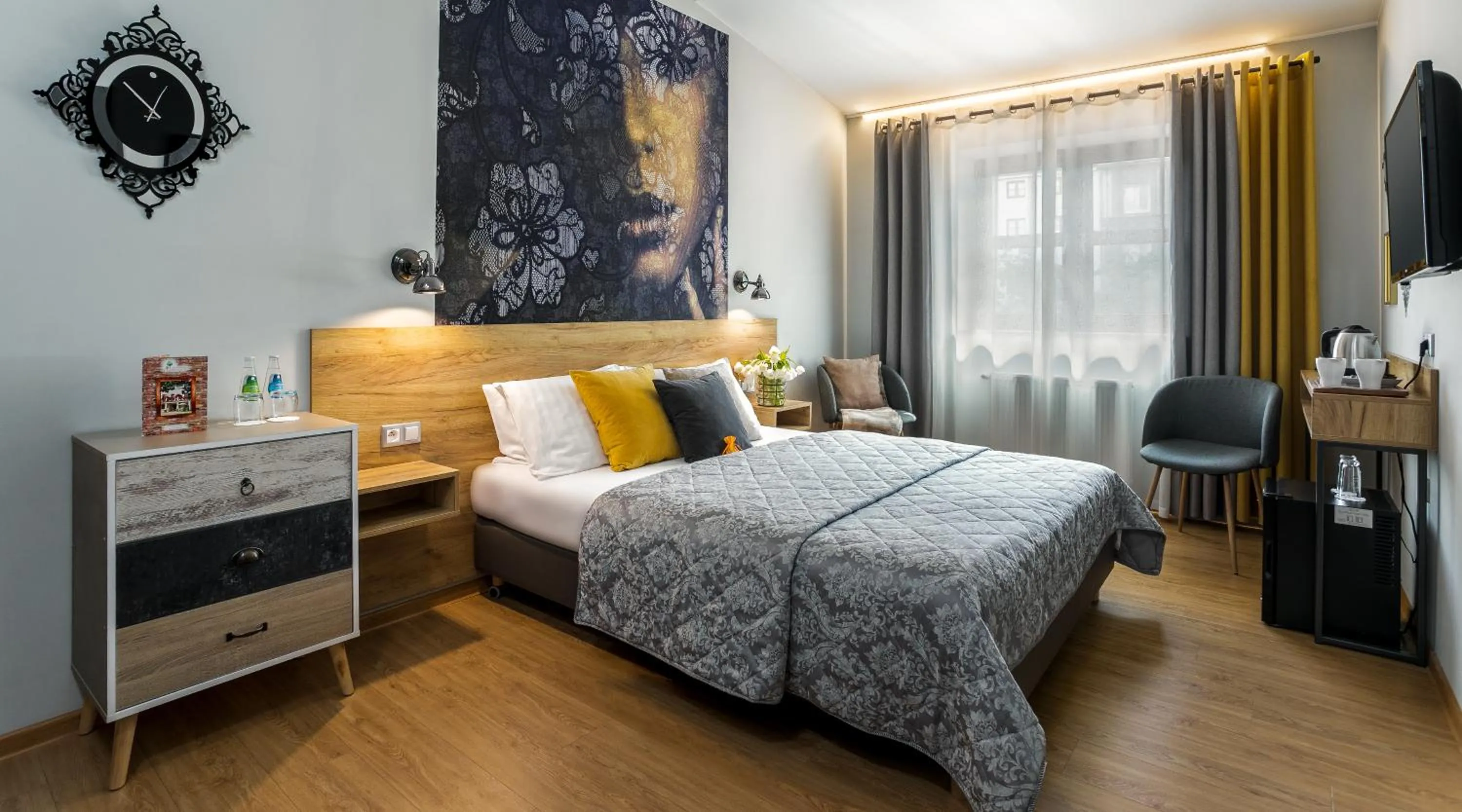 Bed in Art & Garden Residence