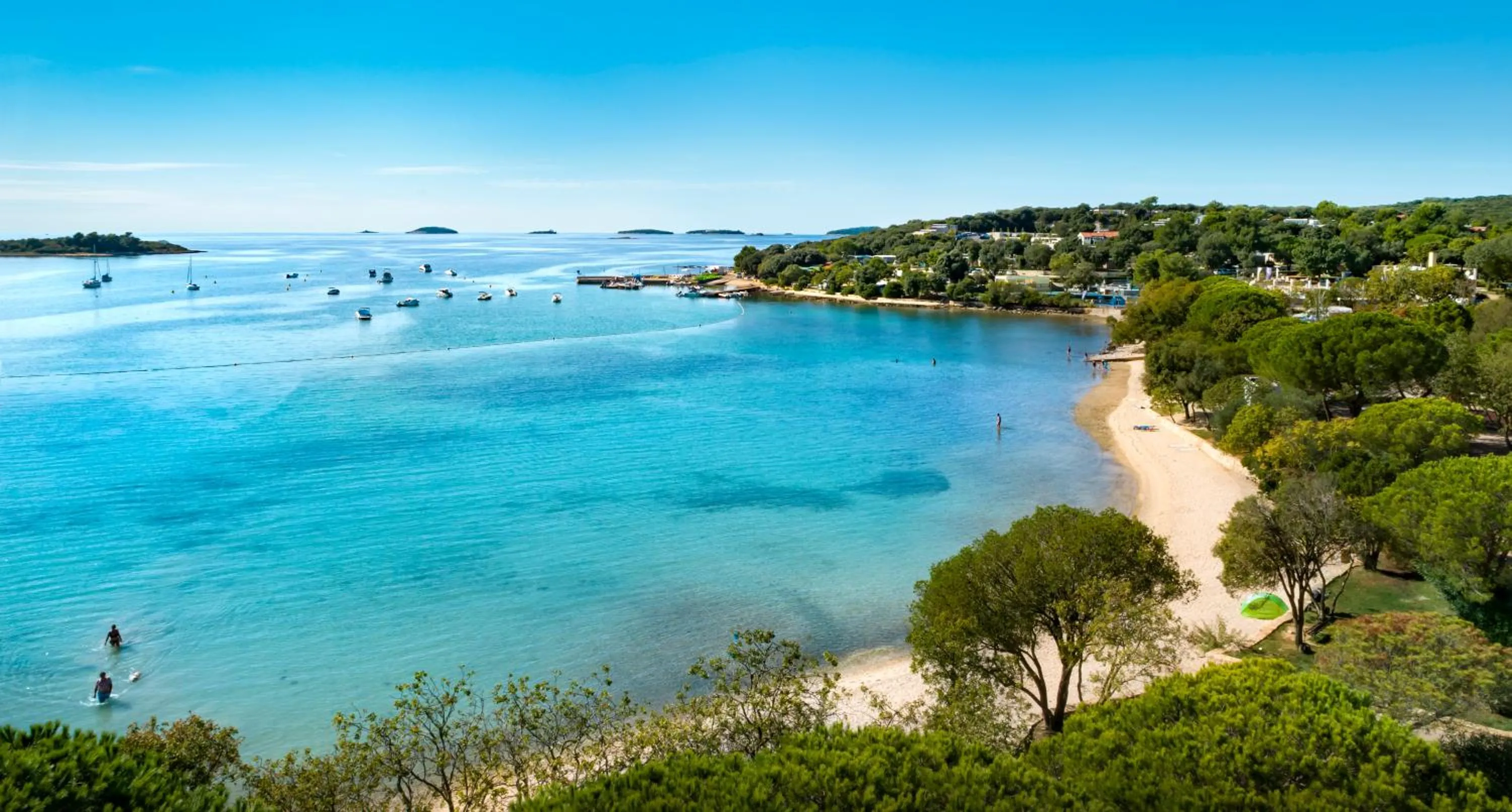 Natural landscape in Maistra Camping Veštar Mobile homes