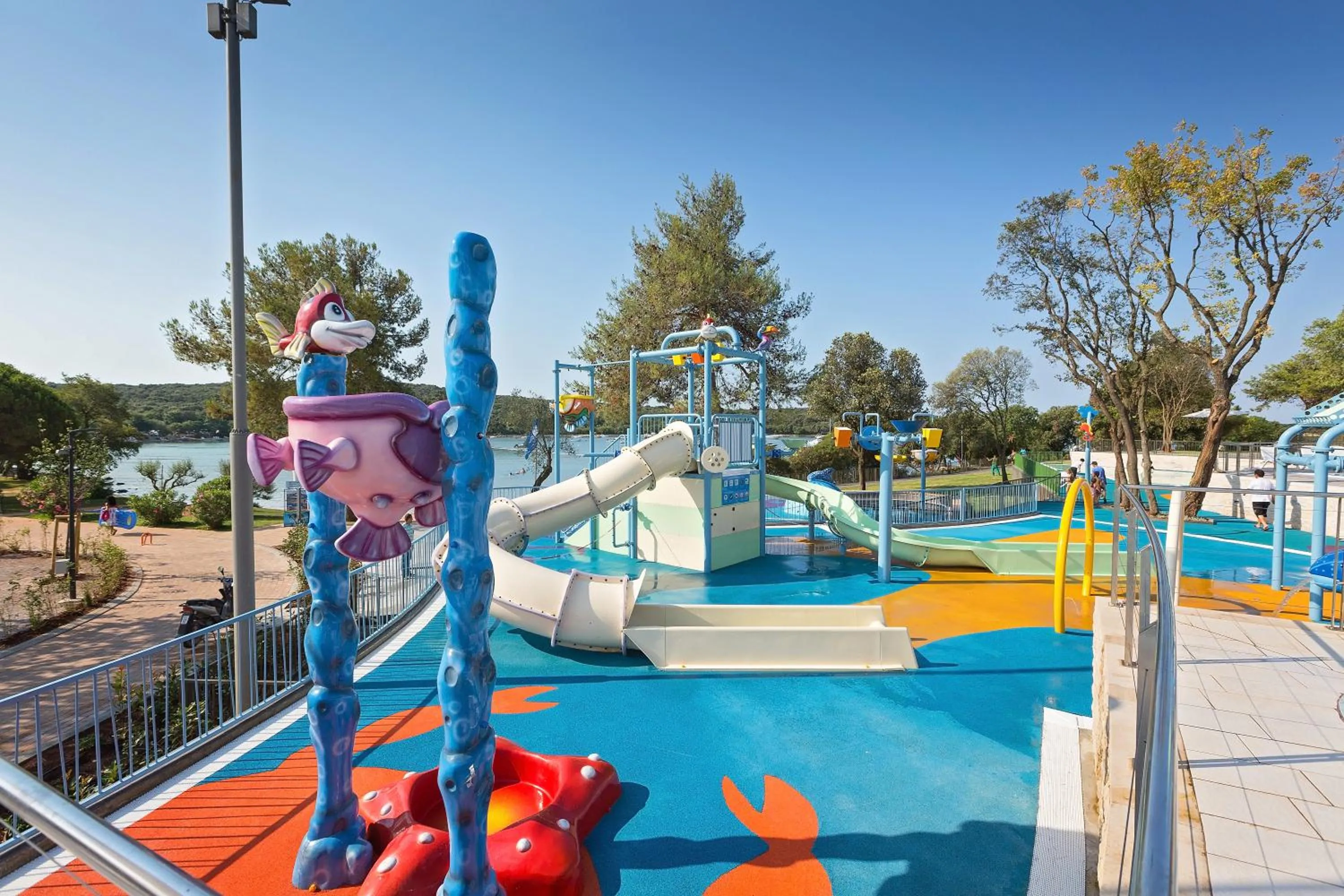 Aqua park in Maistra Camping Veštar Mobile homes