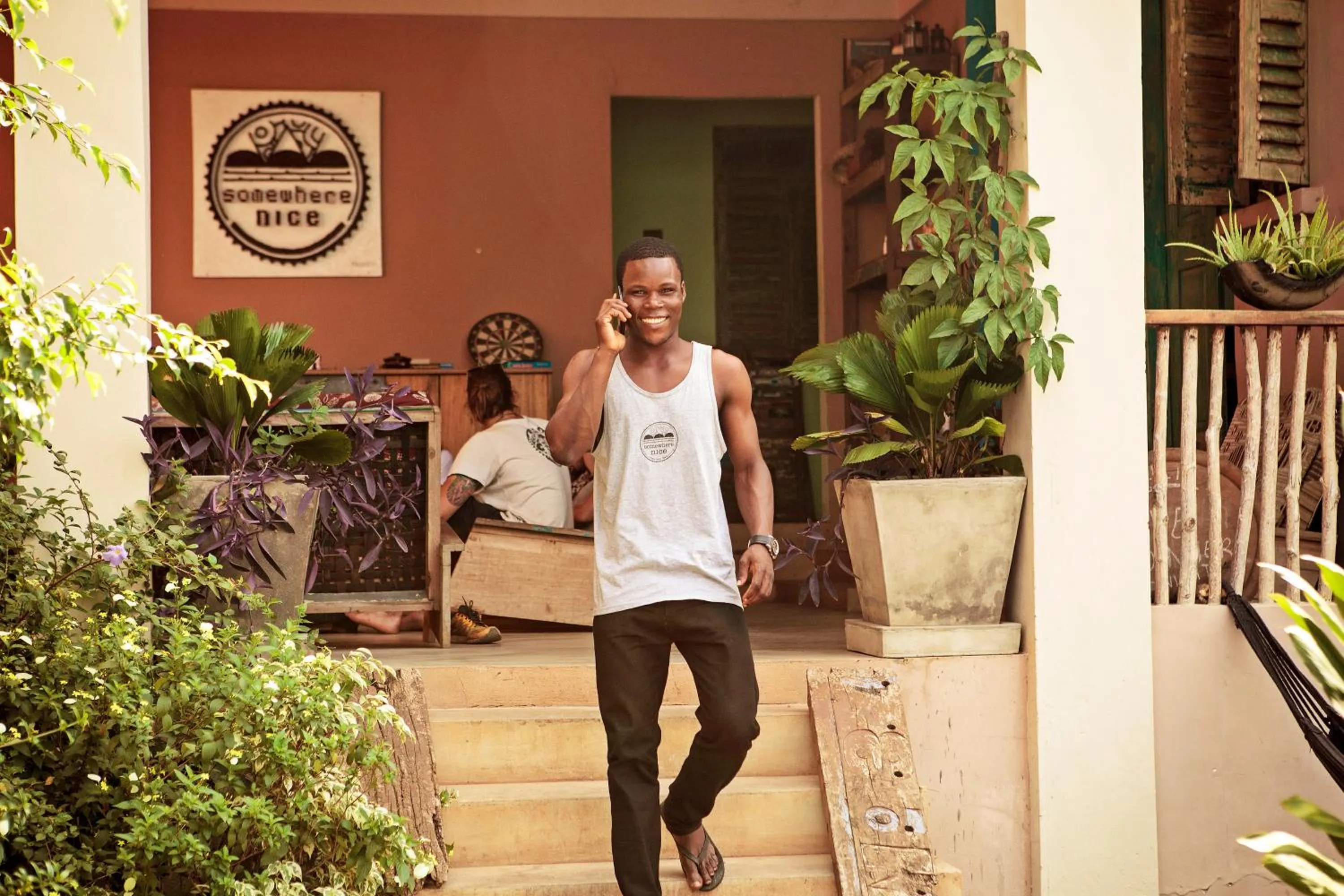 People in somewhere nice