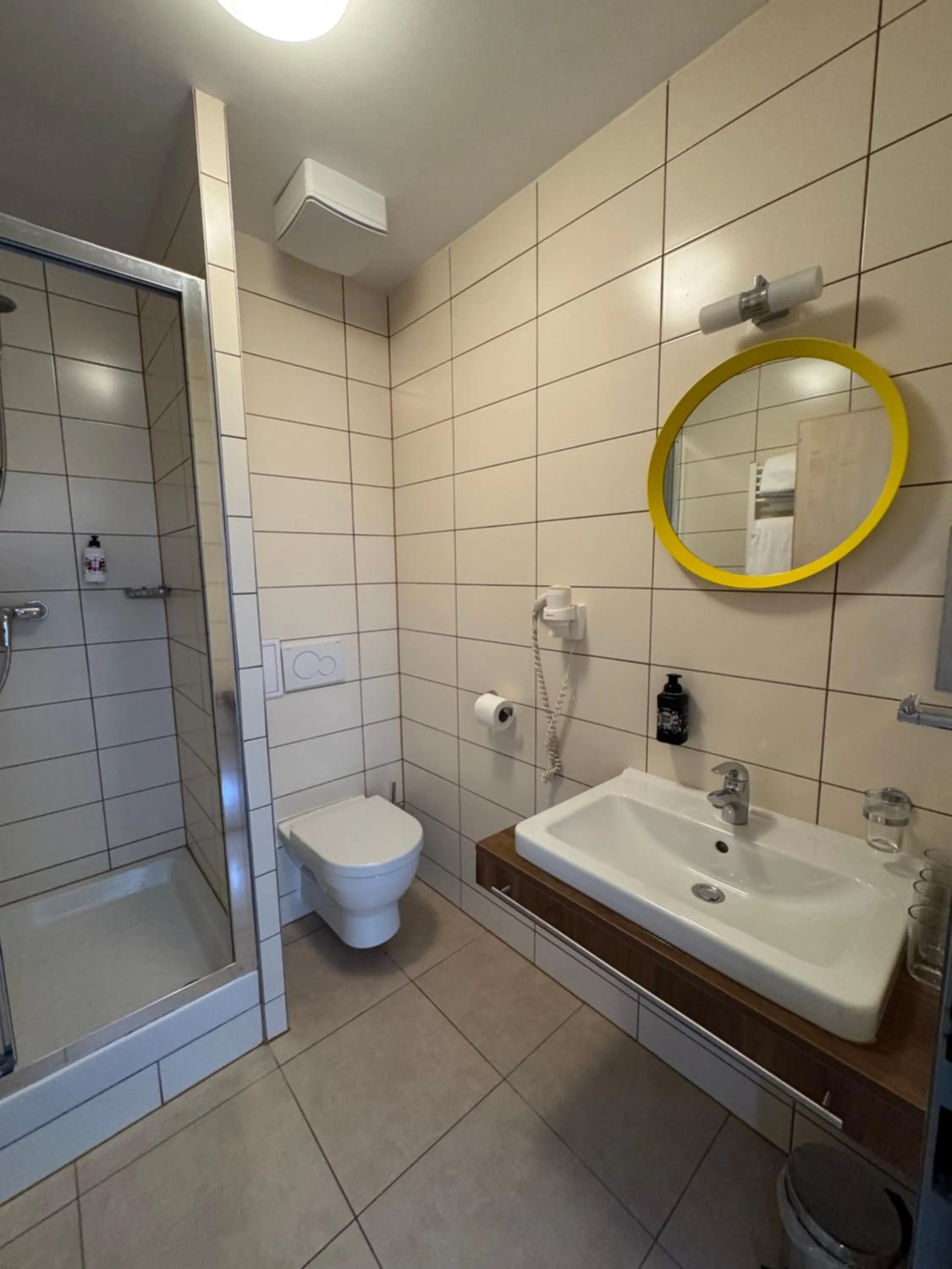 Shower in Sport hotel Sletiště