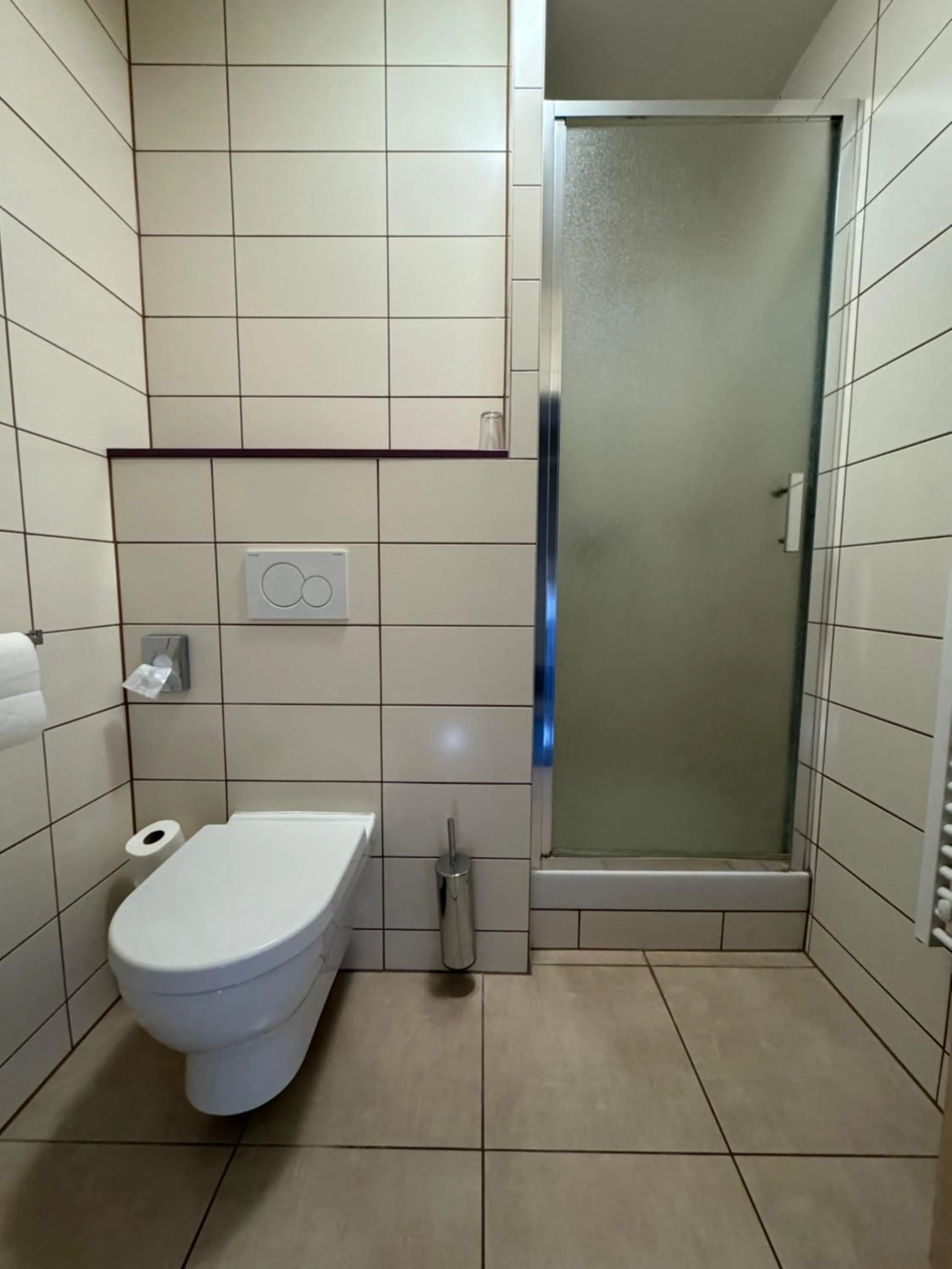 Shower in Sport hotel Sletiště