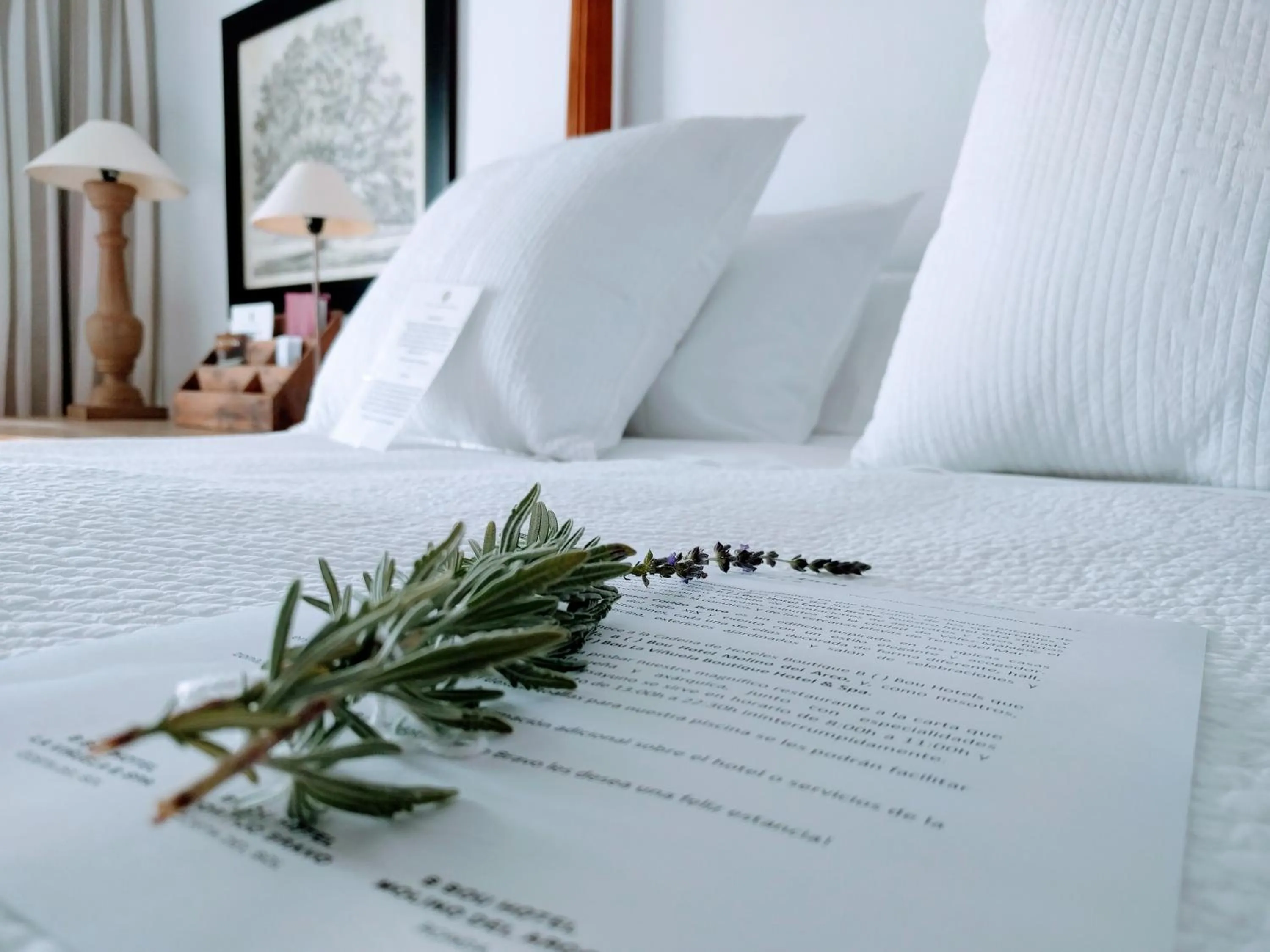 Decorative detail, Bed in B Bou Hotel Cortijo Bravo