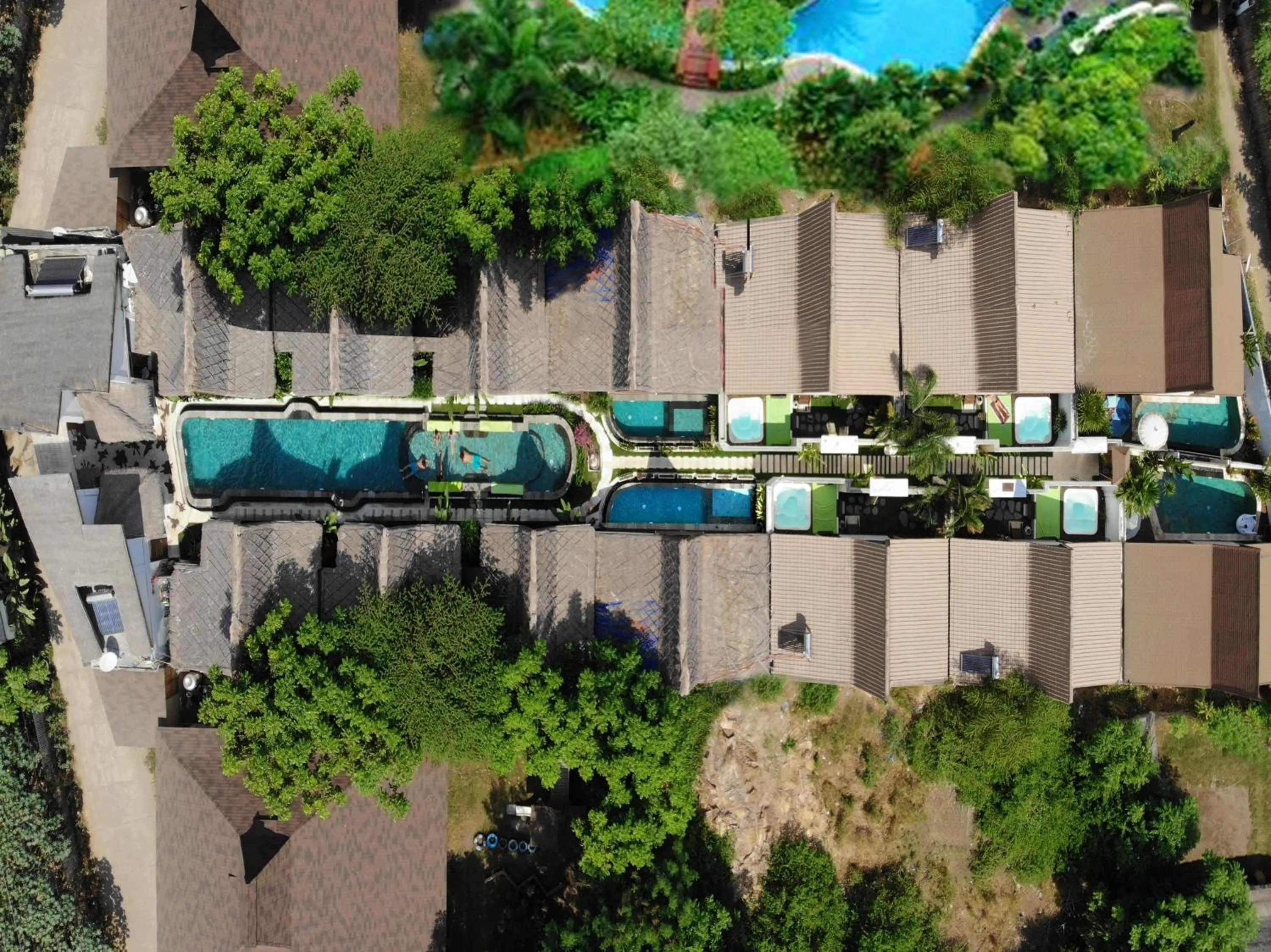 Bird's eye view in Kaleydo Villas