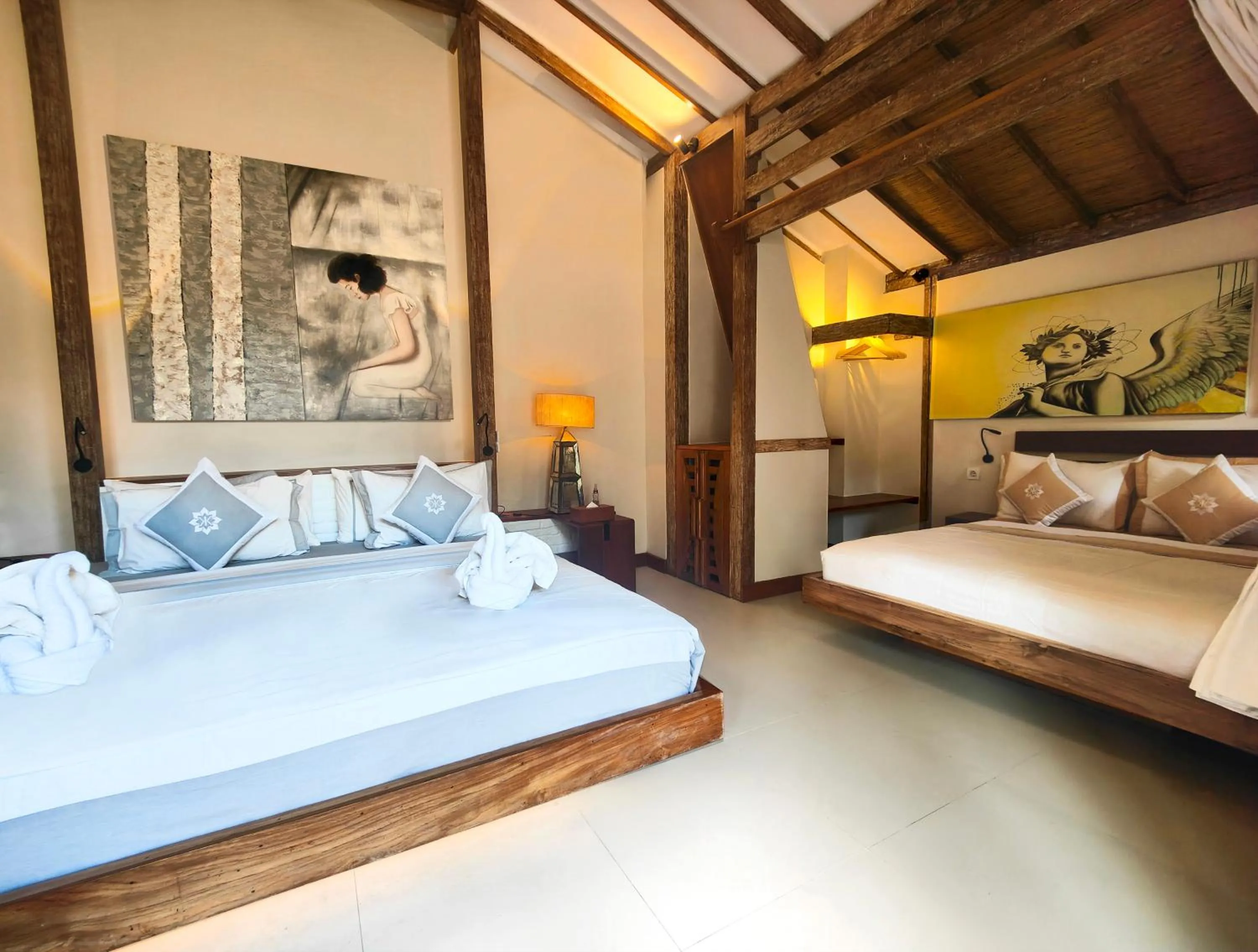 Bed in Kaleydo Villas