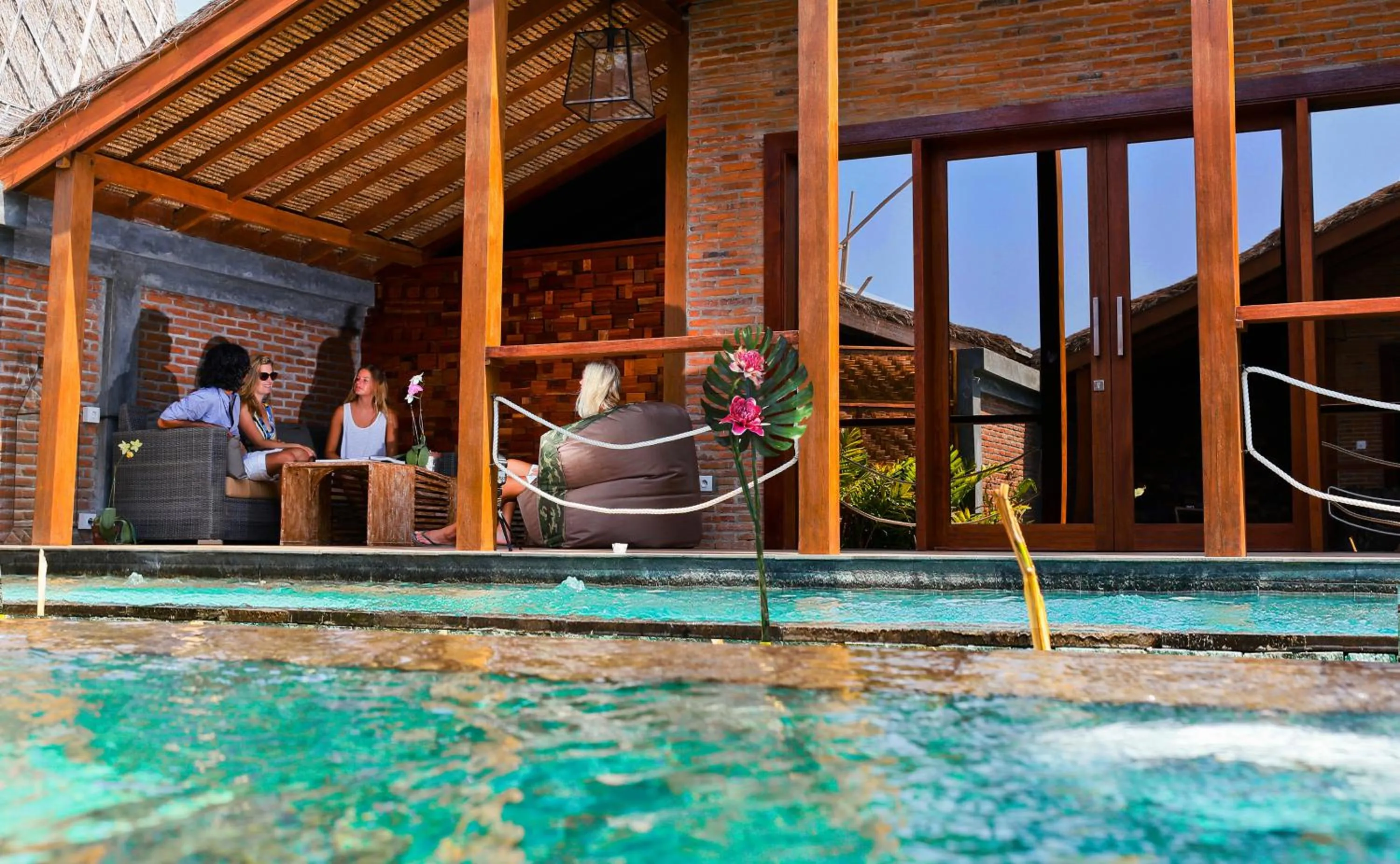 Pool view in Kaleydo Villas