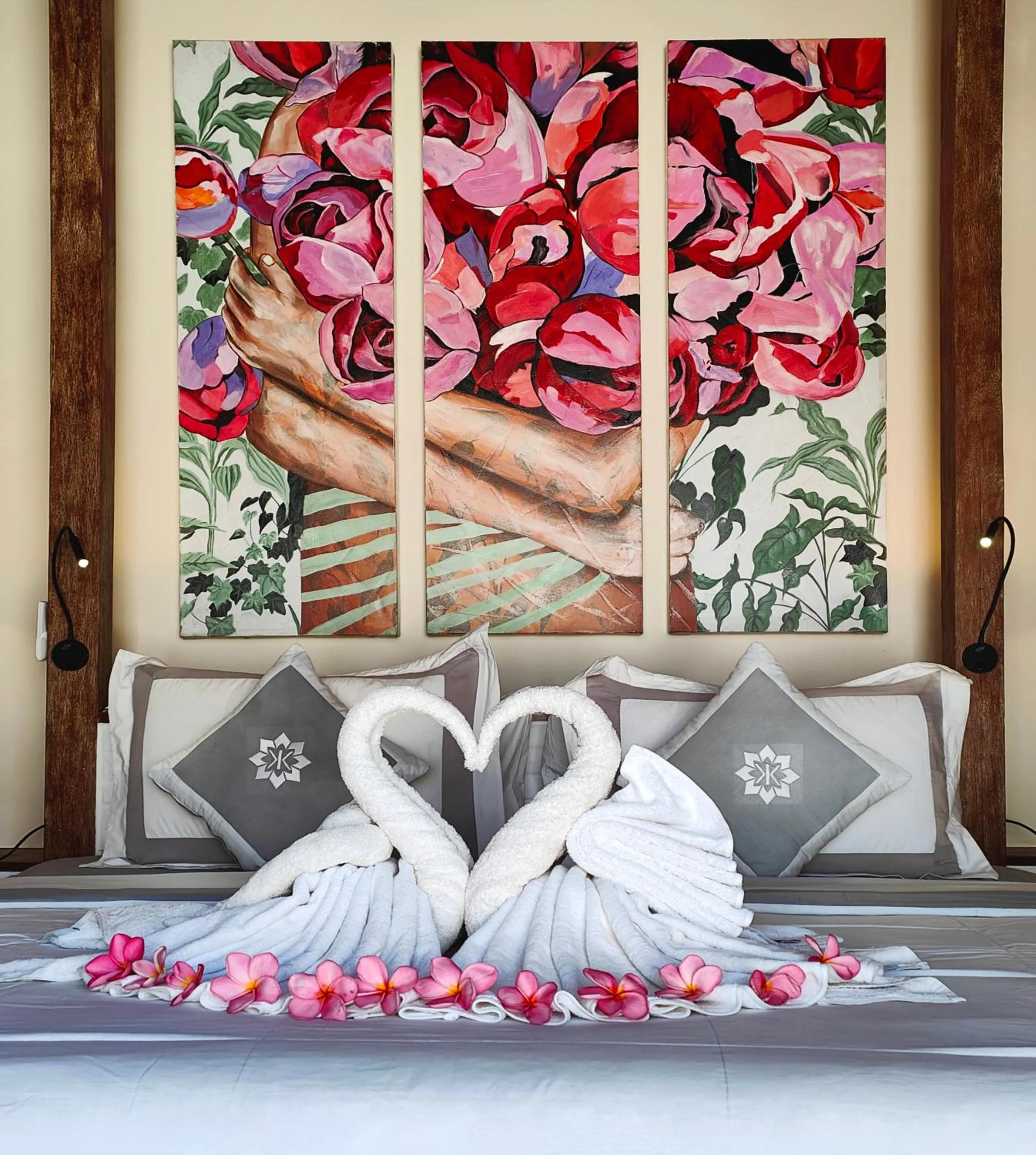 Bed in Kaleydo Villas