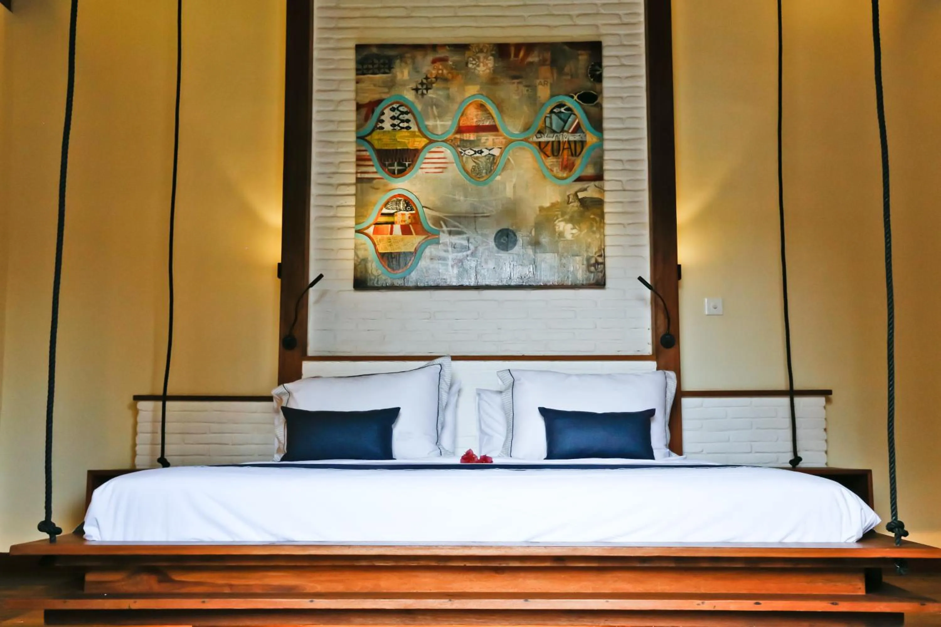 Bed in Kaleydo Villas