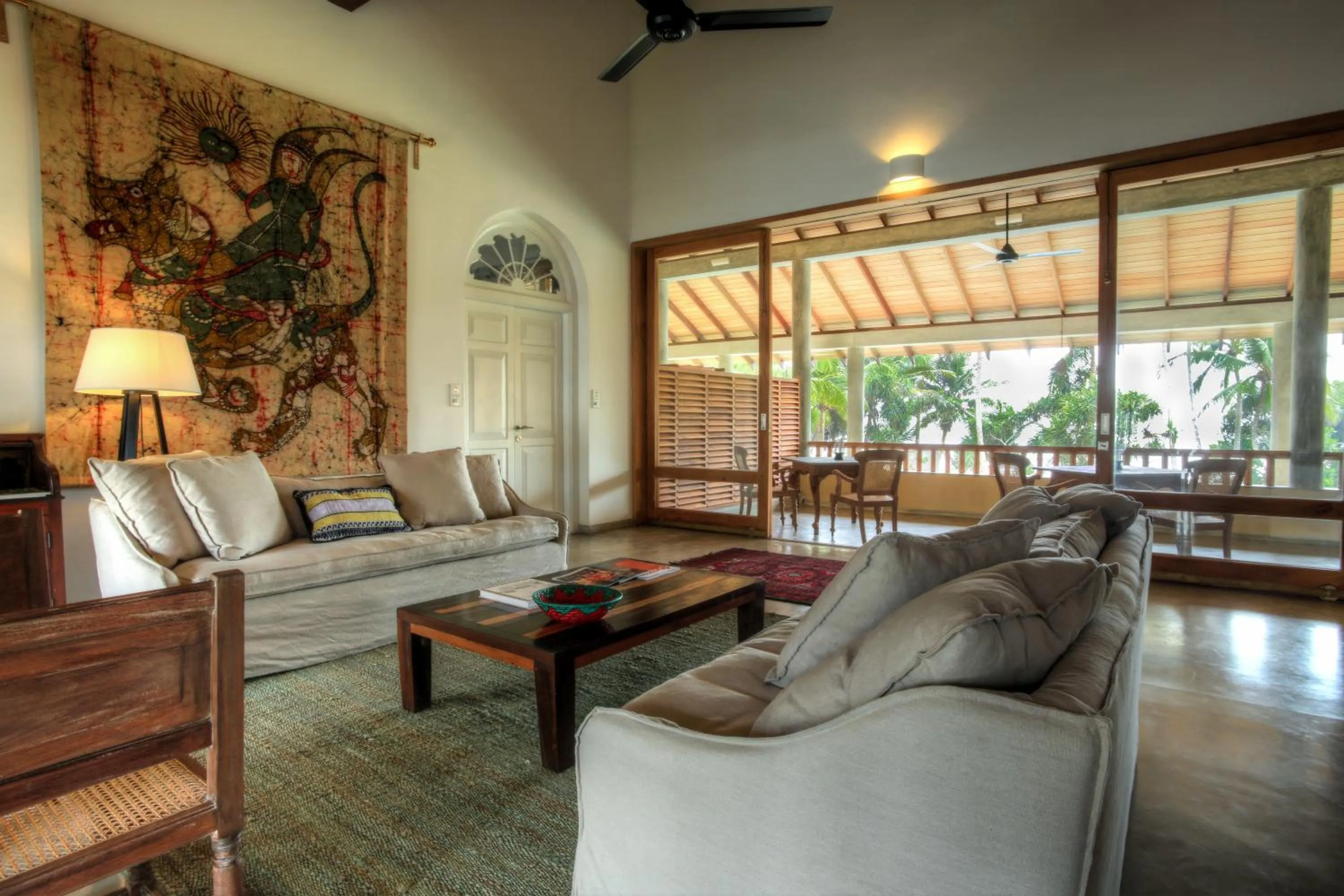 Lobby or reception in Villa Saffron Hikkaduwa