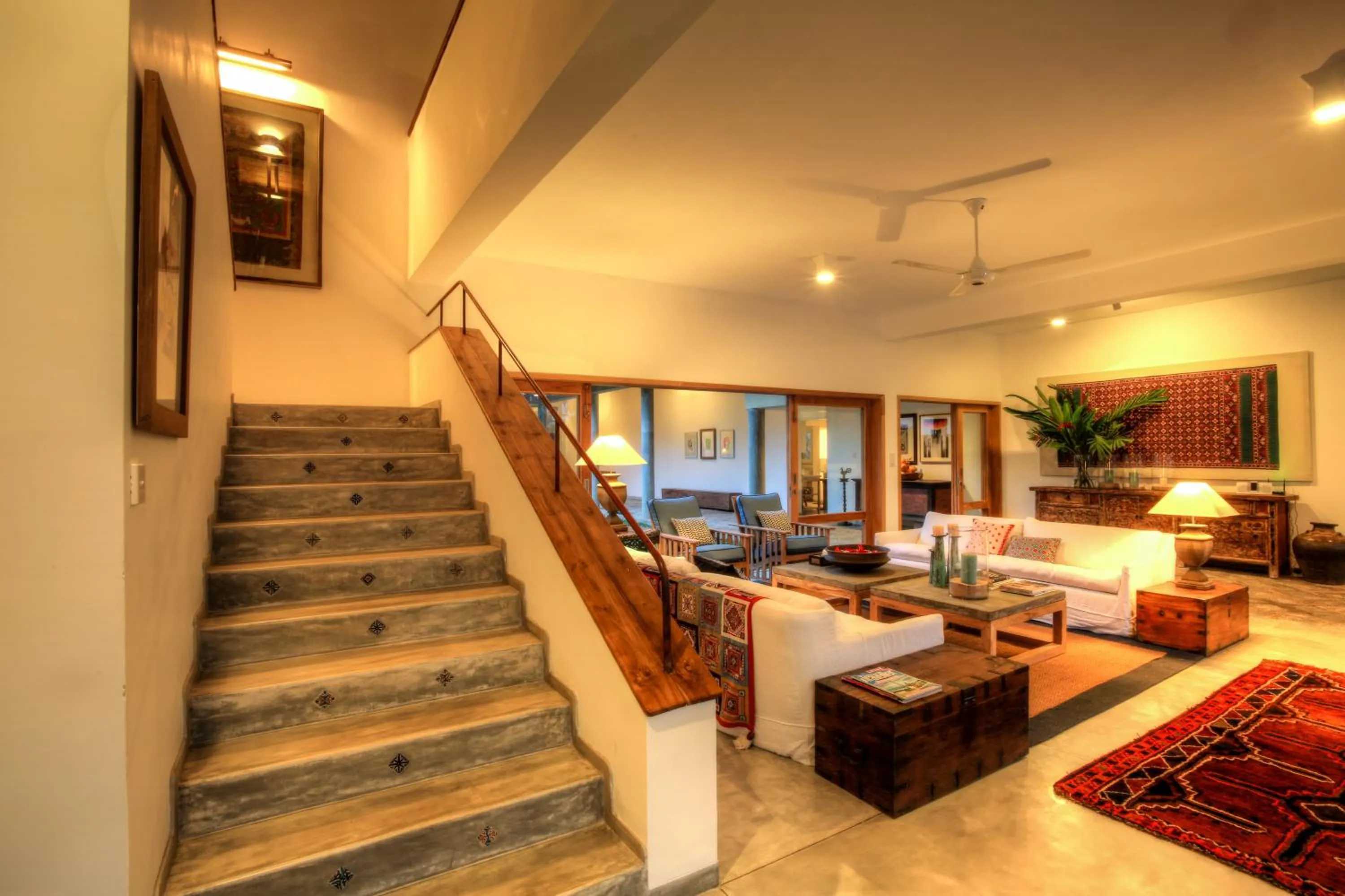Lobby or reception in Villa Saffron Hikkaduwa