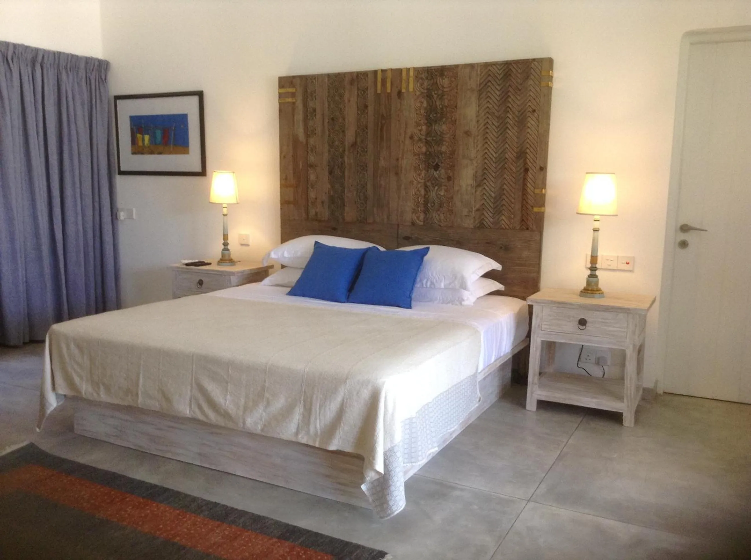 Bedroom, Bed in Villa Saffron Hikkaduwa