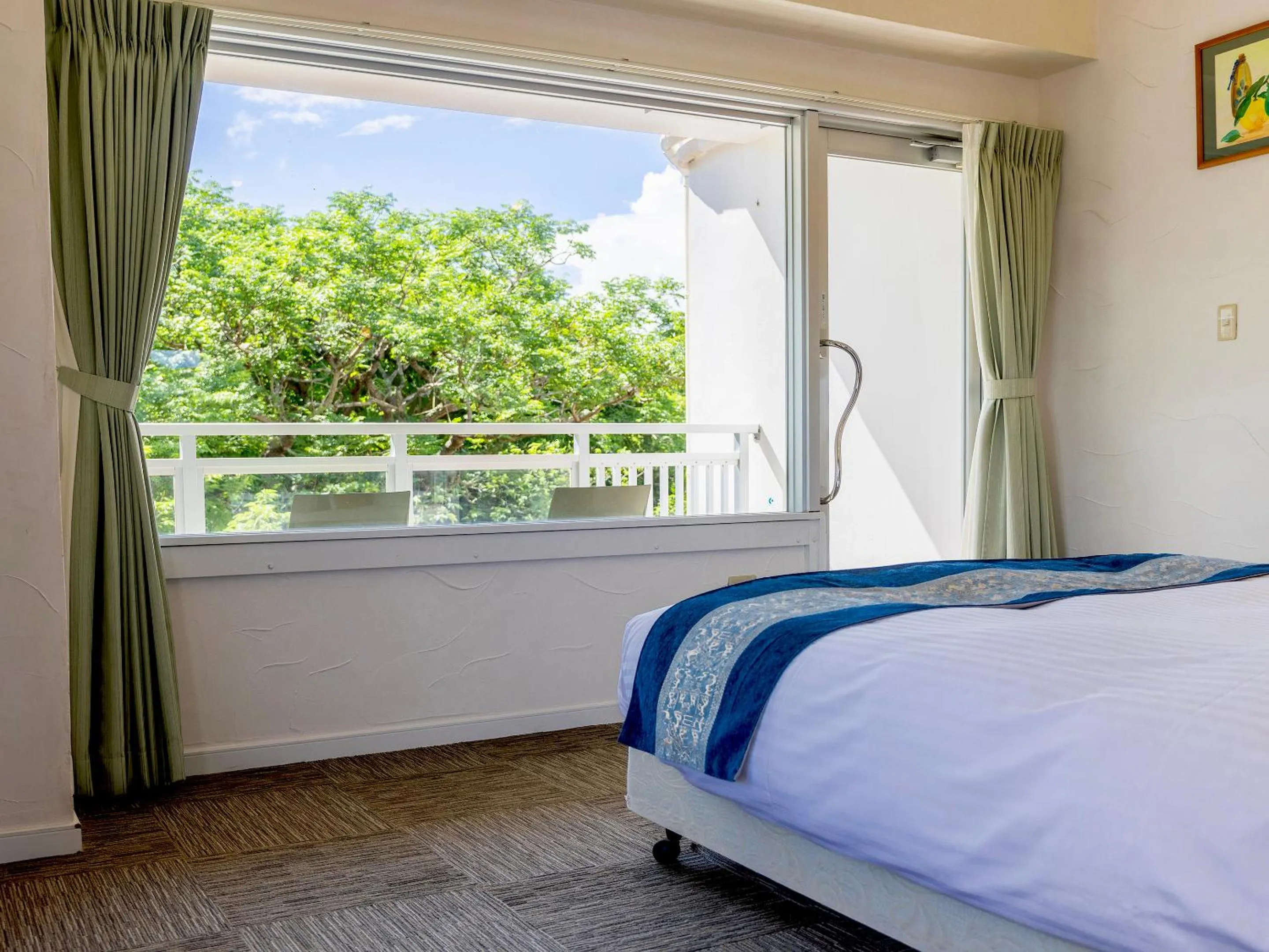 Photo of the whole room, Bed in Hoshi No Terrace Motobu Yamazato