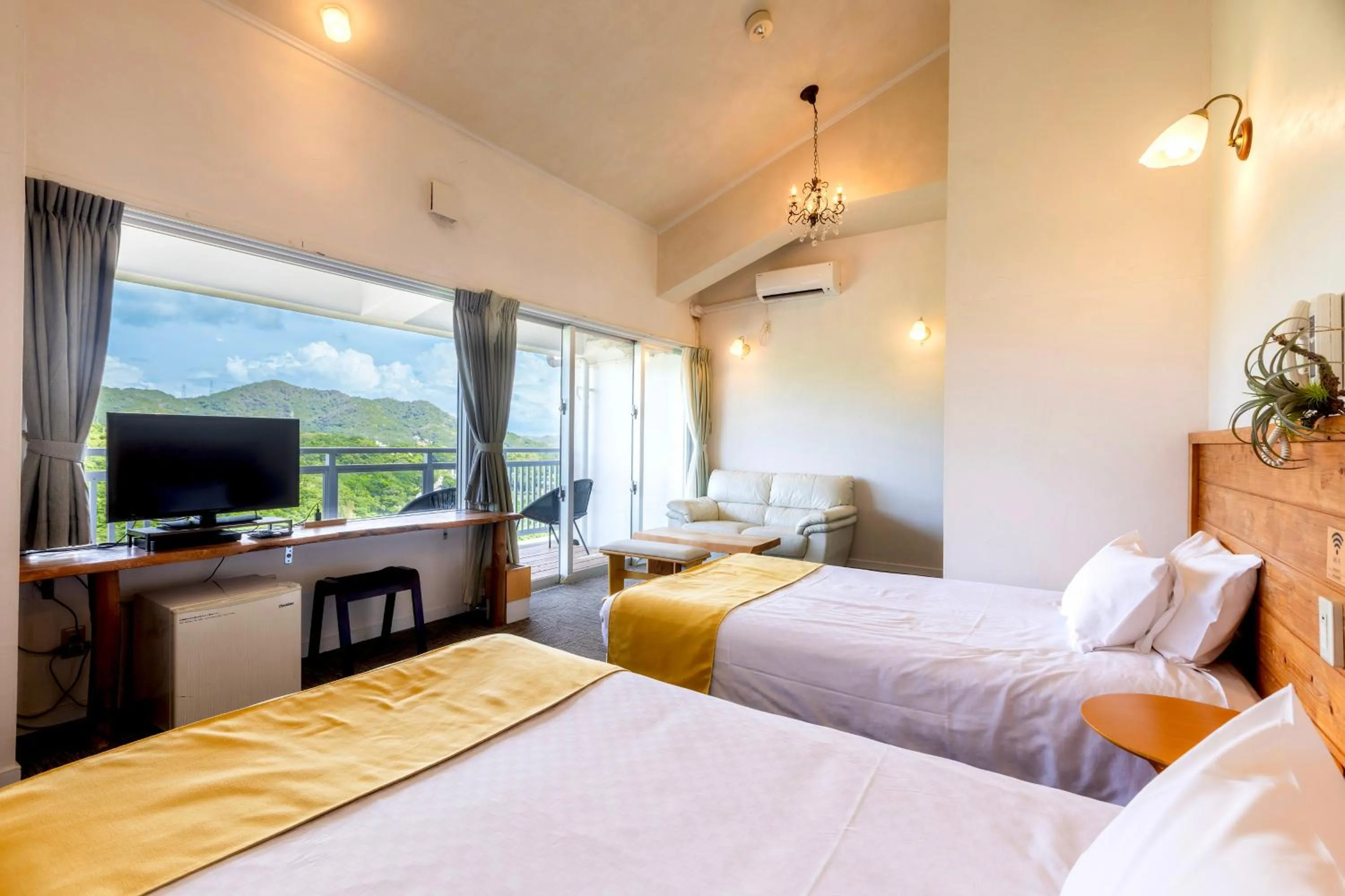 Bed in Hoshi No Terrace Motobu Yamazato