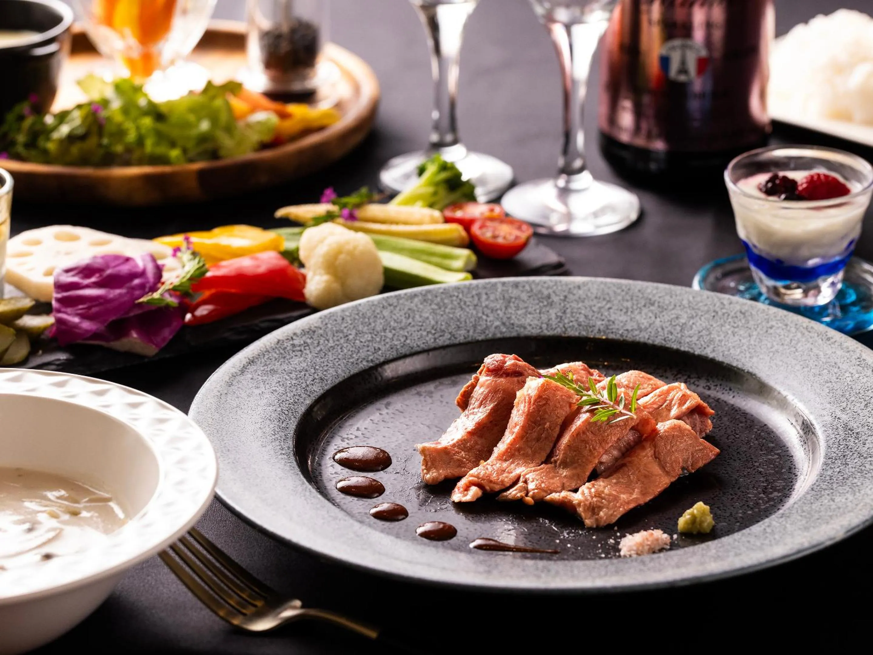 Dinner in Hoshi No Terrace Motobu Yamazato