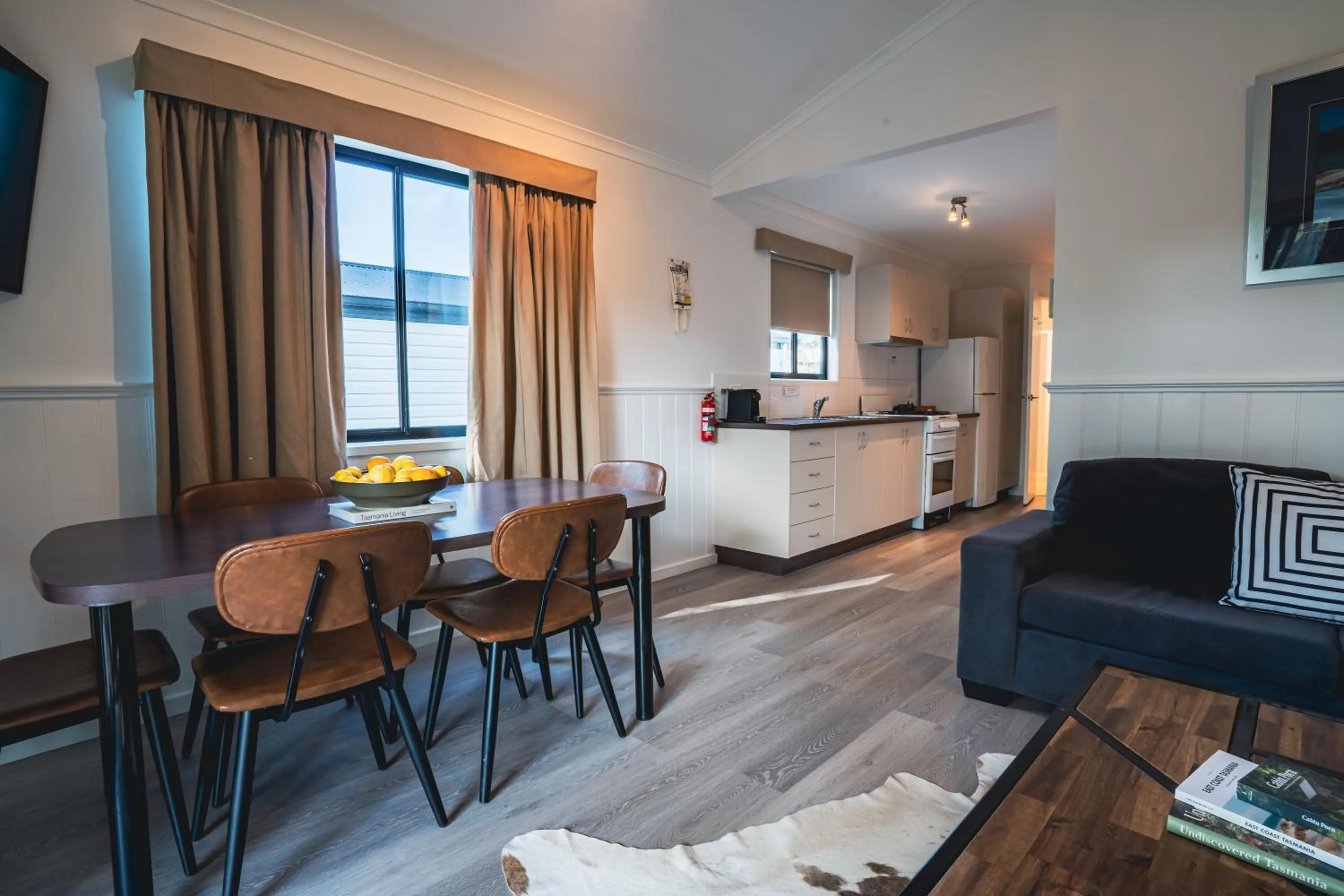 Kitchen or kitchenette in BIG4 Tassie Getaway Parks St Helens