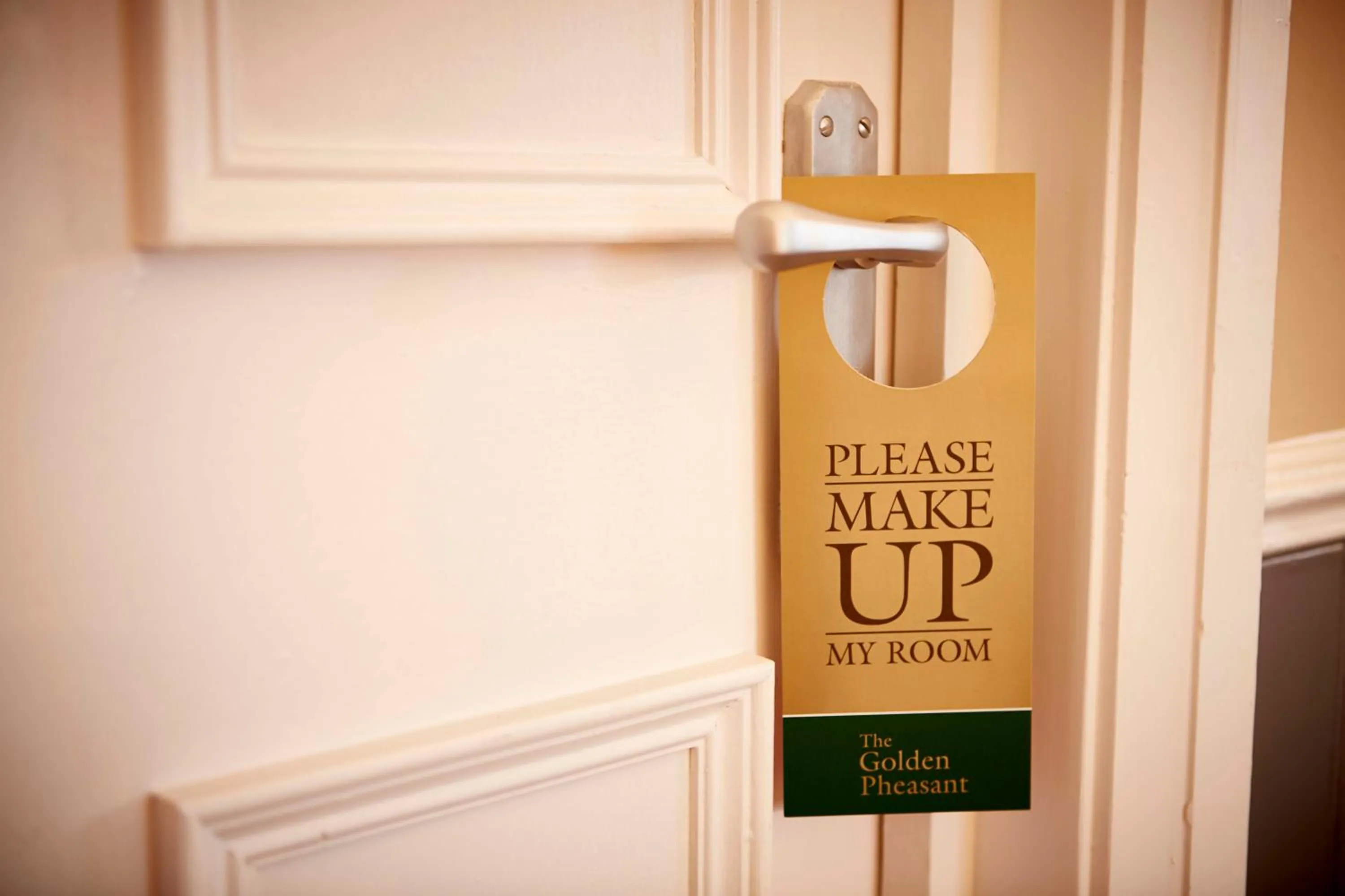 Logo/Certificate/Sign in The Golden Pheasant