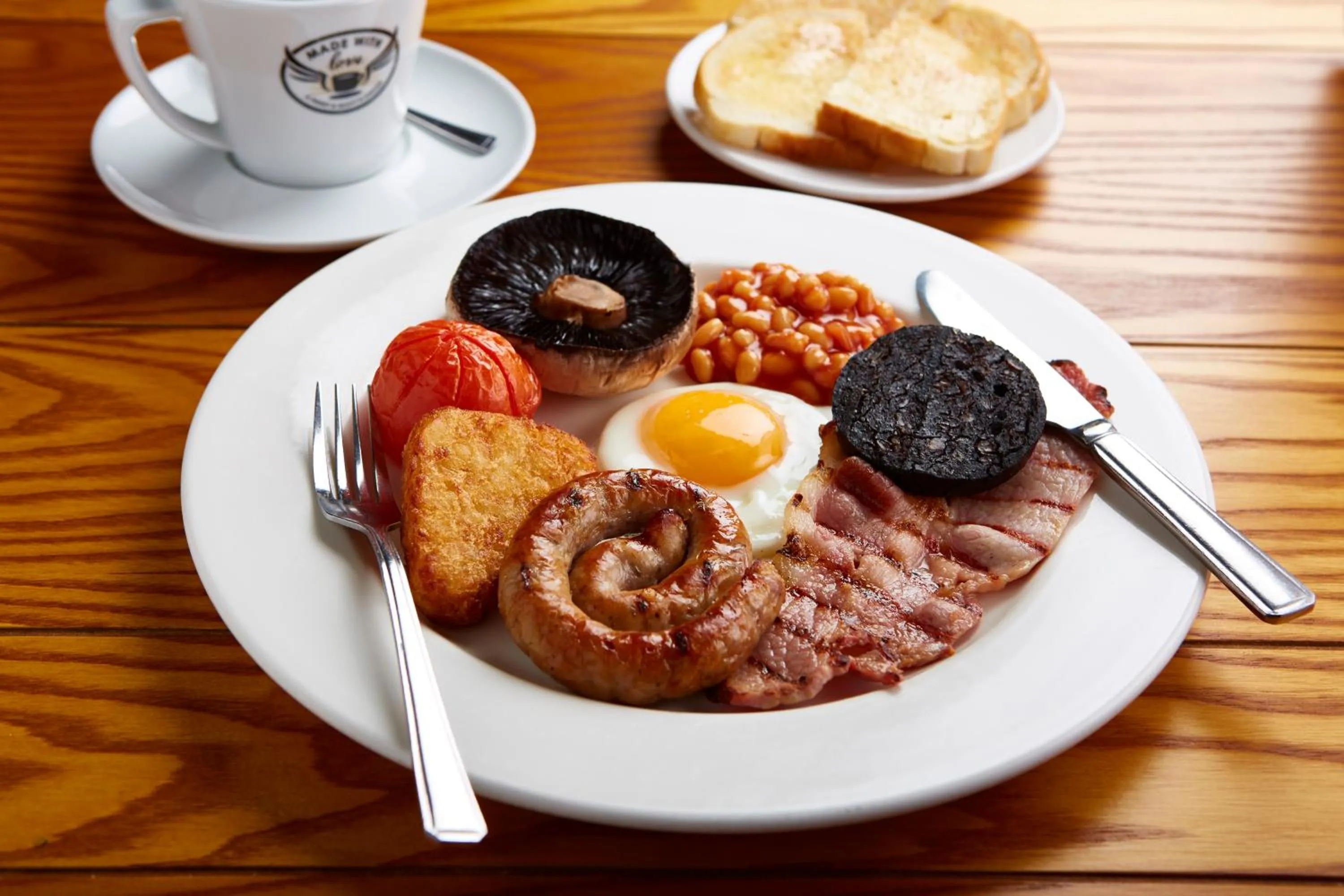 English/Irish breakfast in The Golden Pheasant
