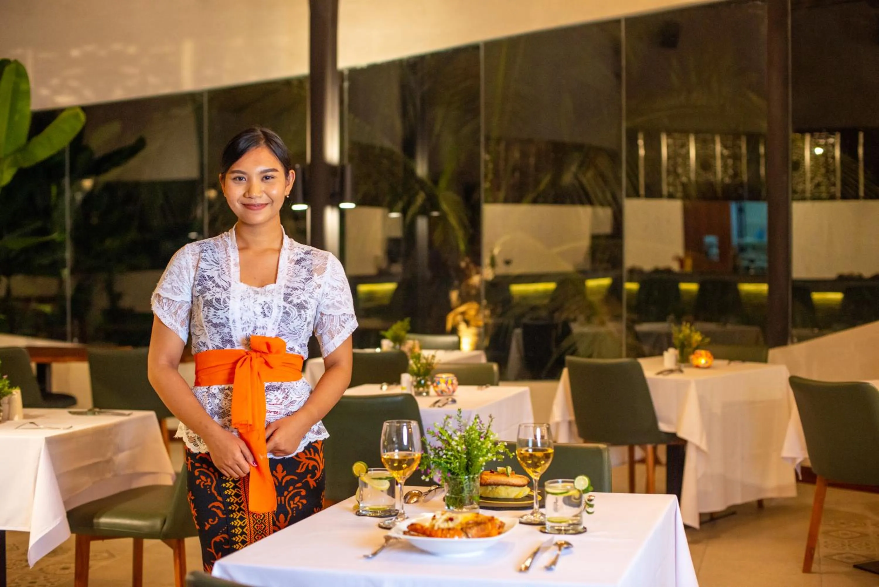 Restaurant/places to eat in De Moksha Eco Friendly Boutique Resort