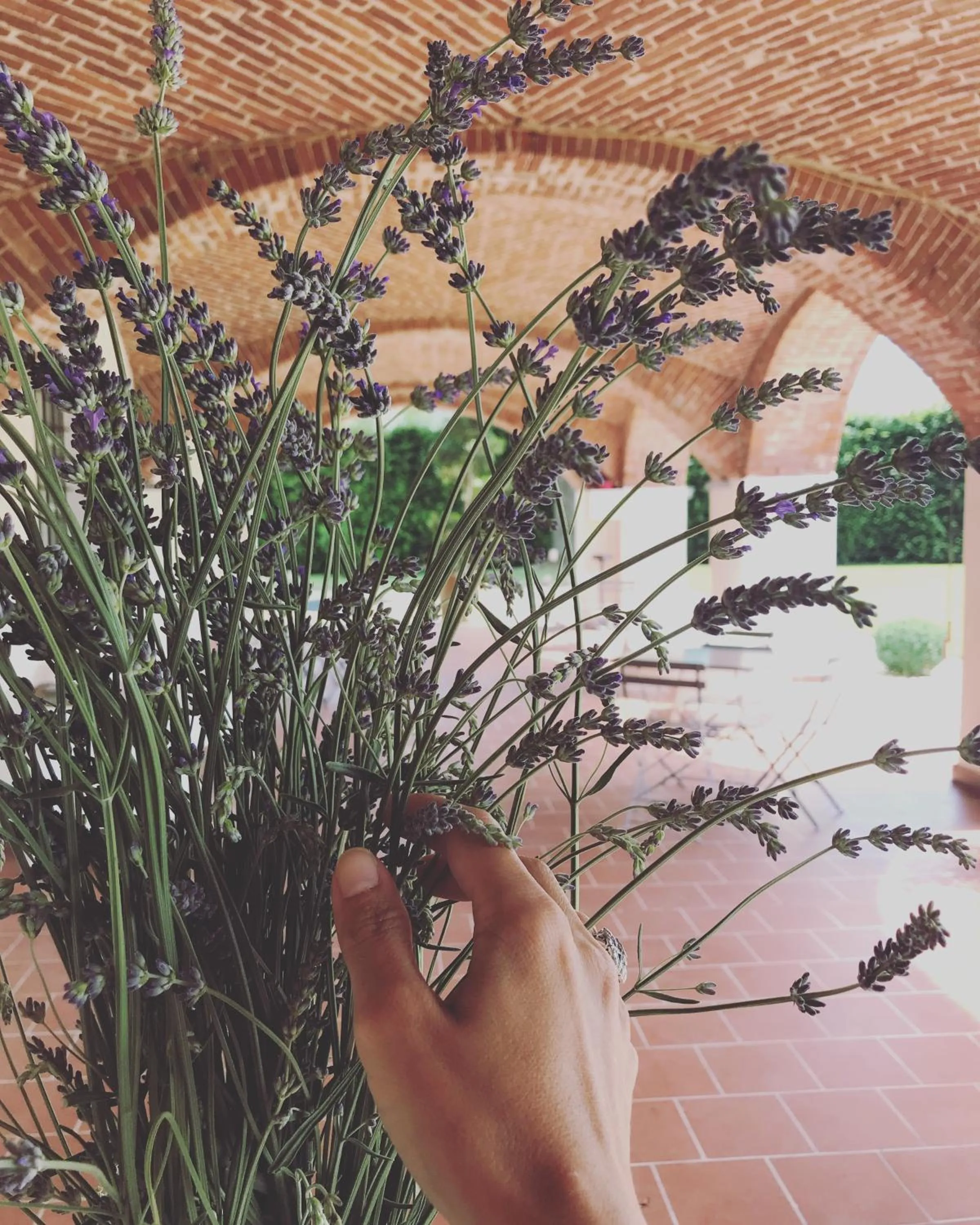Patio in La Scuderia Charming Rooms b&b