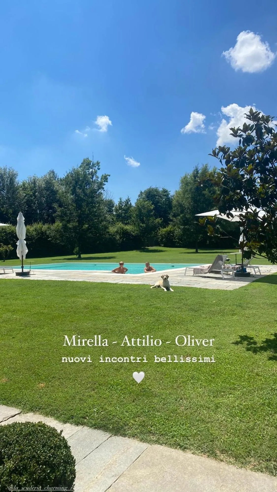 Swimming pool in La Scuderia Charming Rooms b&b