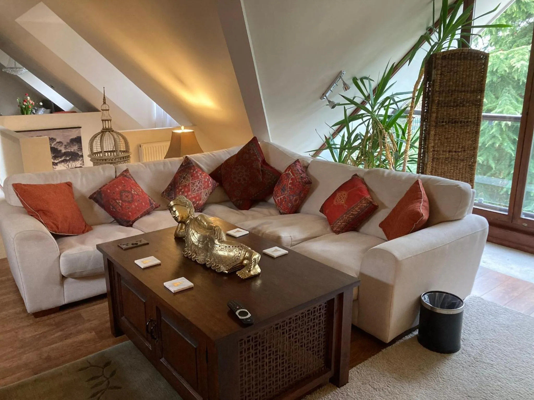 Seating area in The Lodge at Ruddington