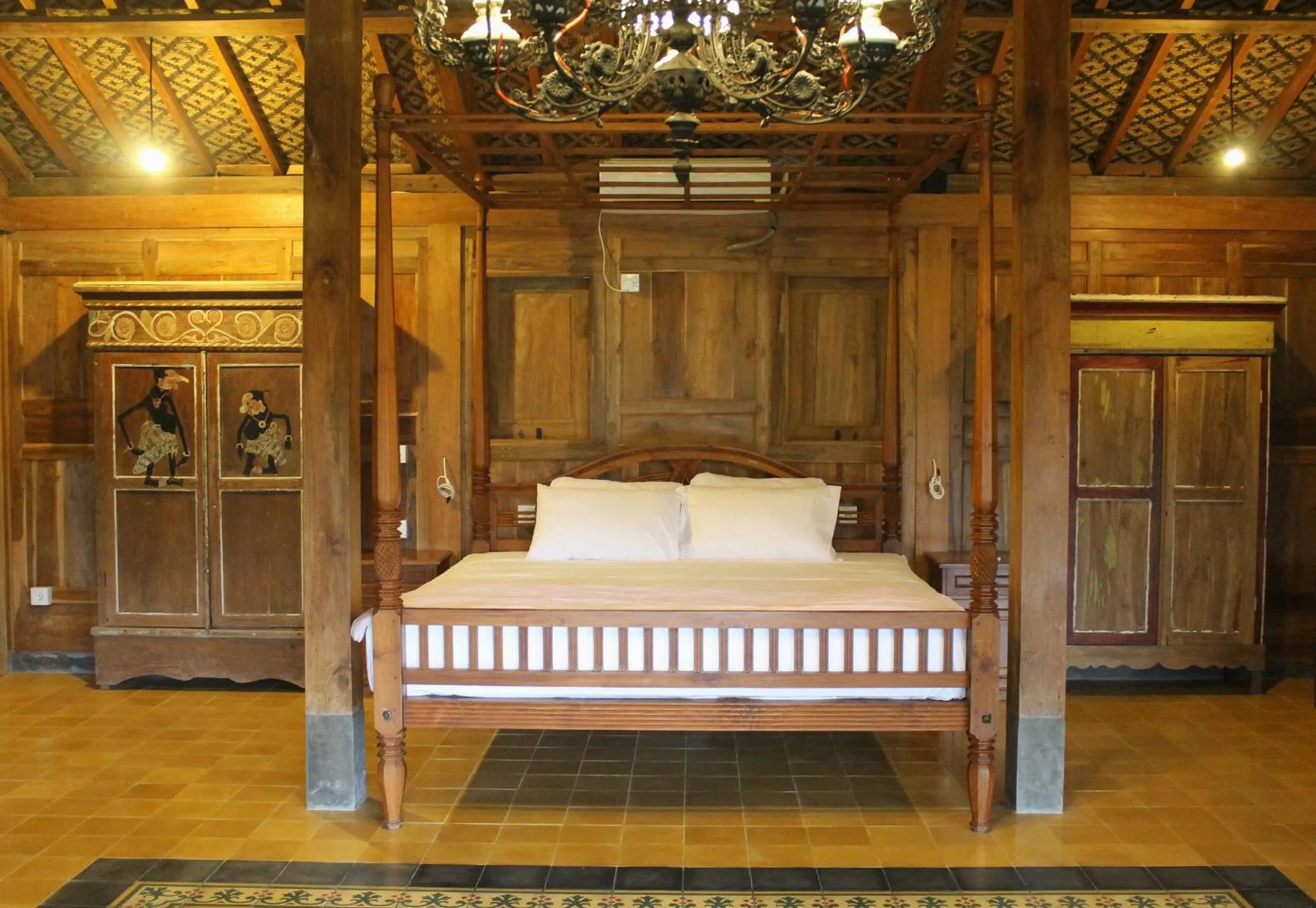 Photo of the whole room, Bed in Desa Limasan Resort