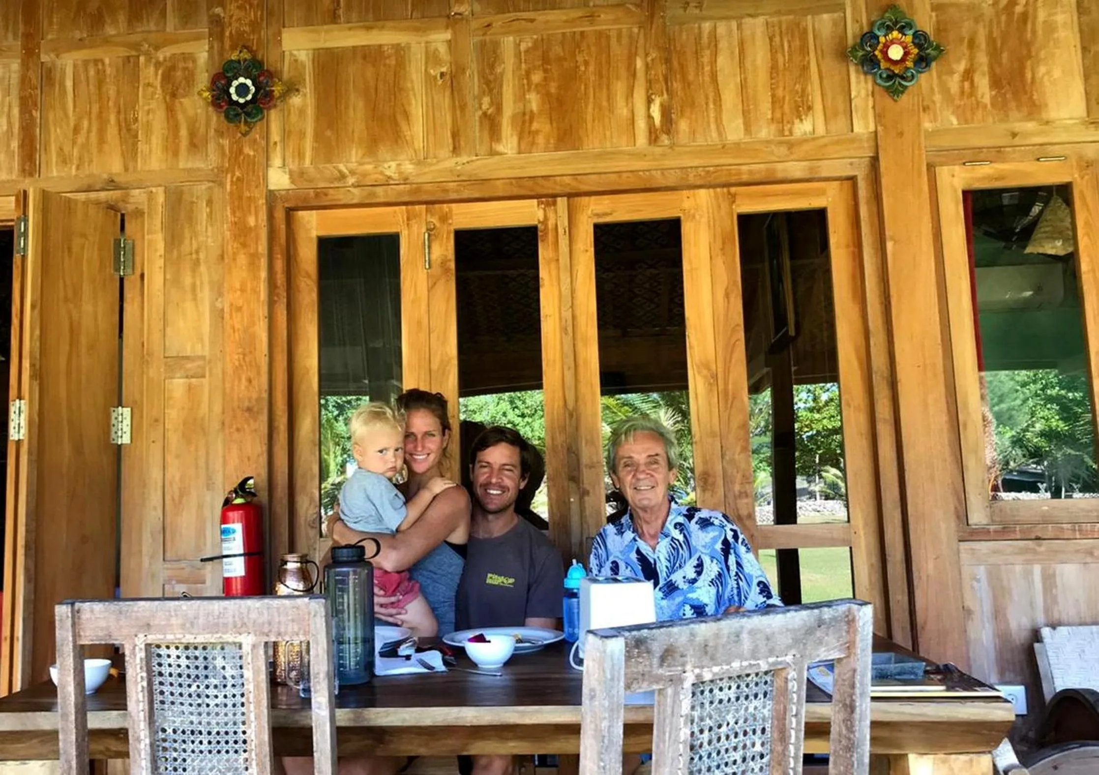 group of guests in Desa Limasan Resort