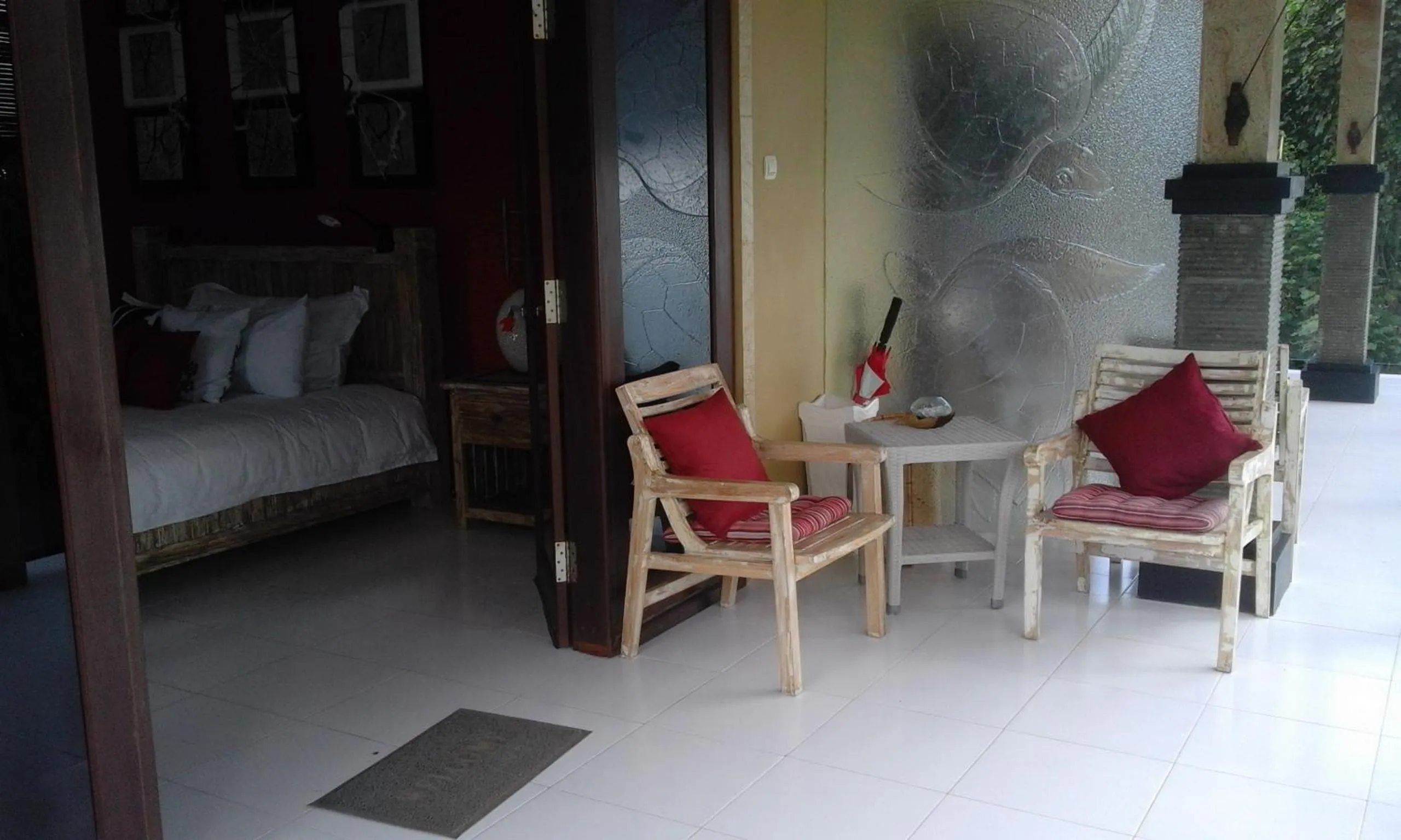 Balcony/Terrace, Bed in Nalini Resort