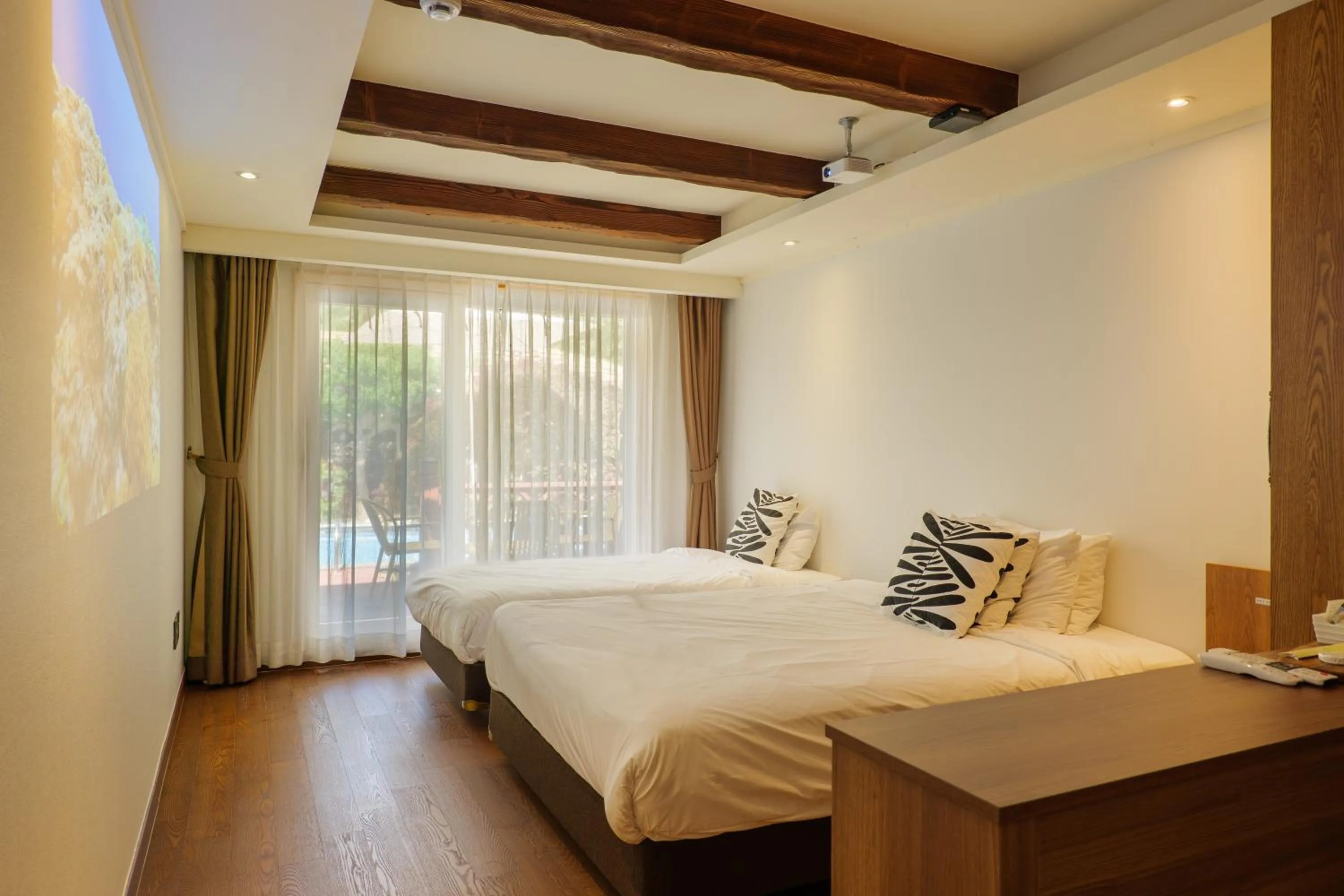 Bed in Tongyeong Hansan Marina Resort