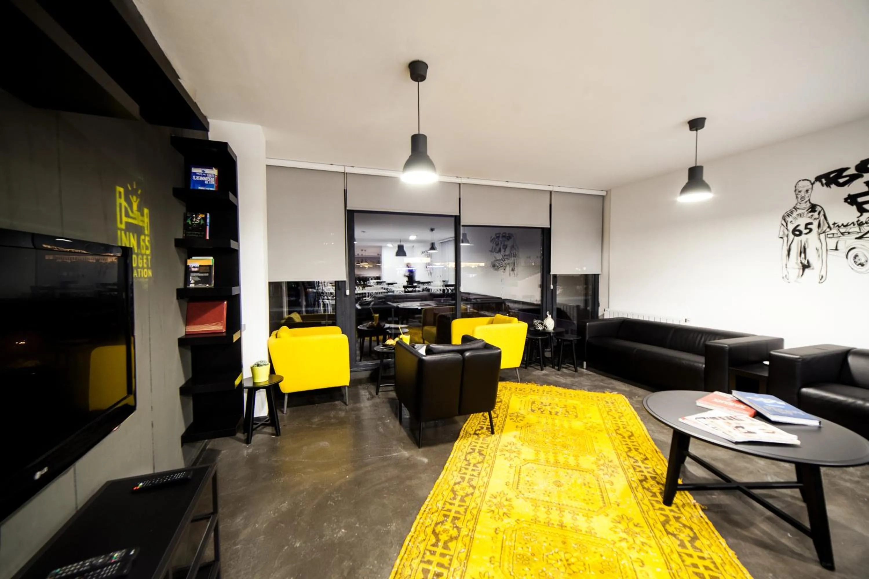 Restaurant/places to eat, Seating Area in Inn 65 Budget