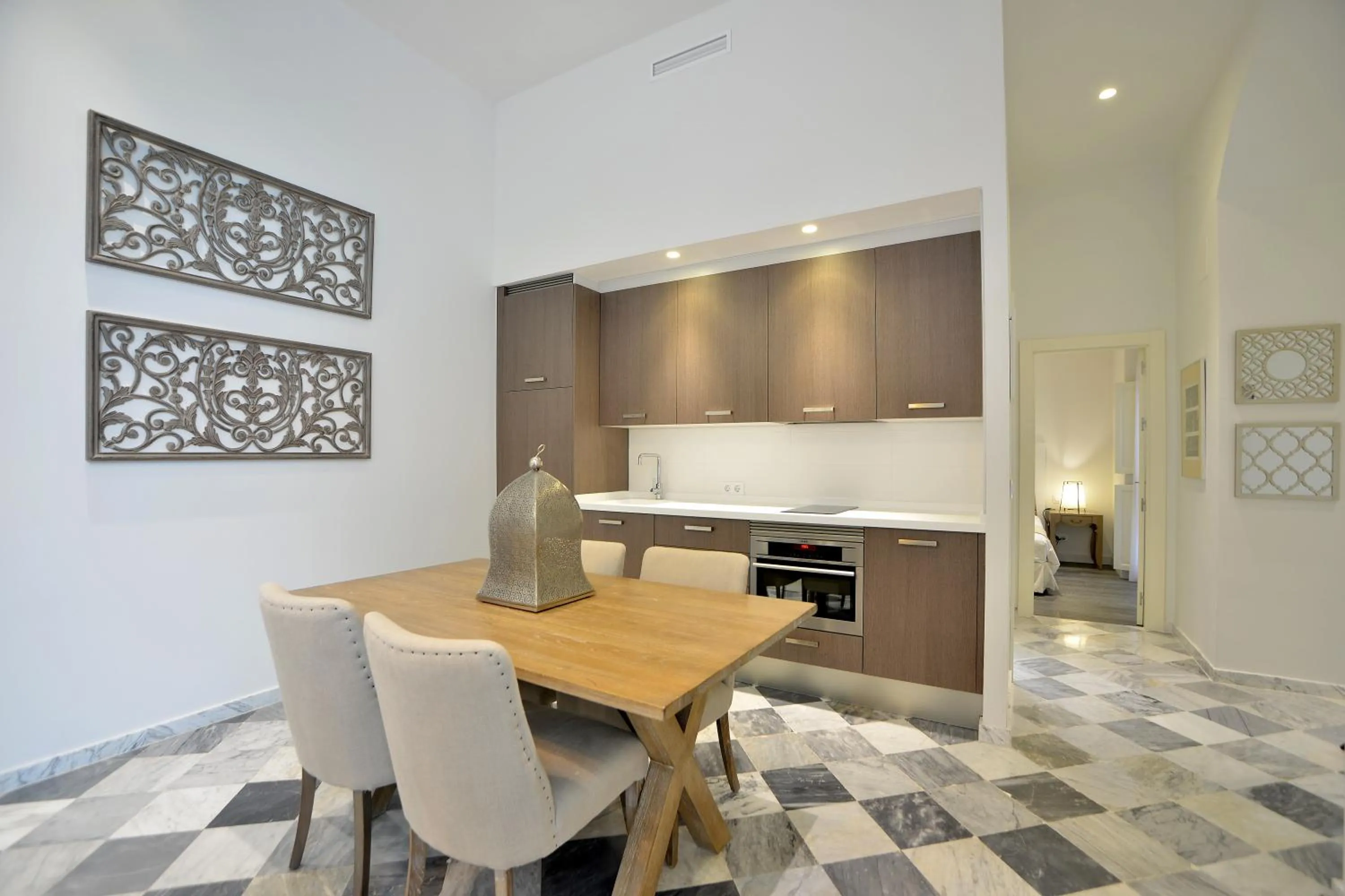 Kitchen or kitchenette in El Armador Casa Palacio by Luxury Suites Cádiz