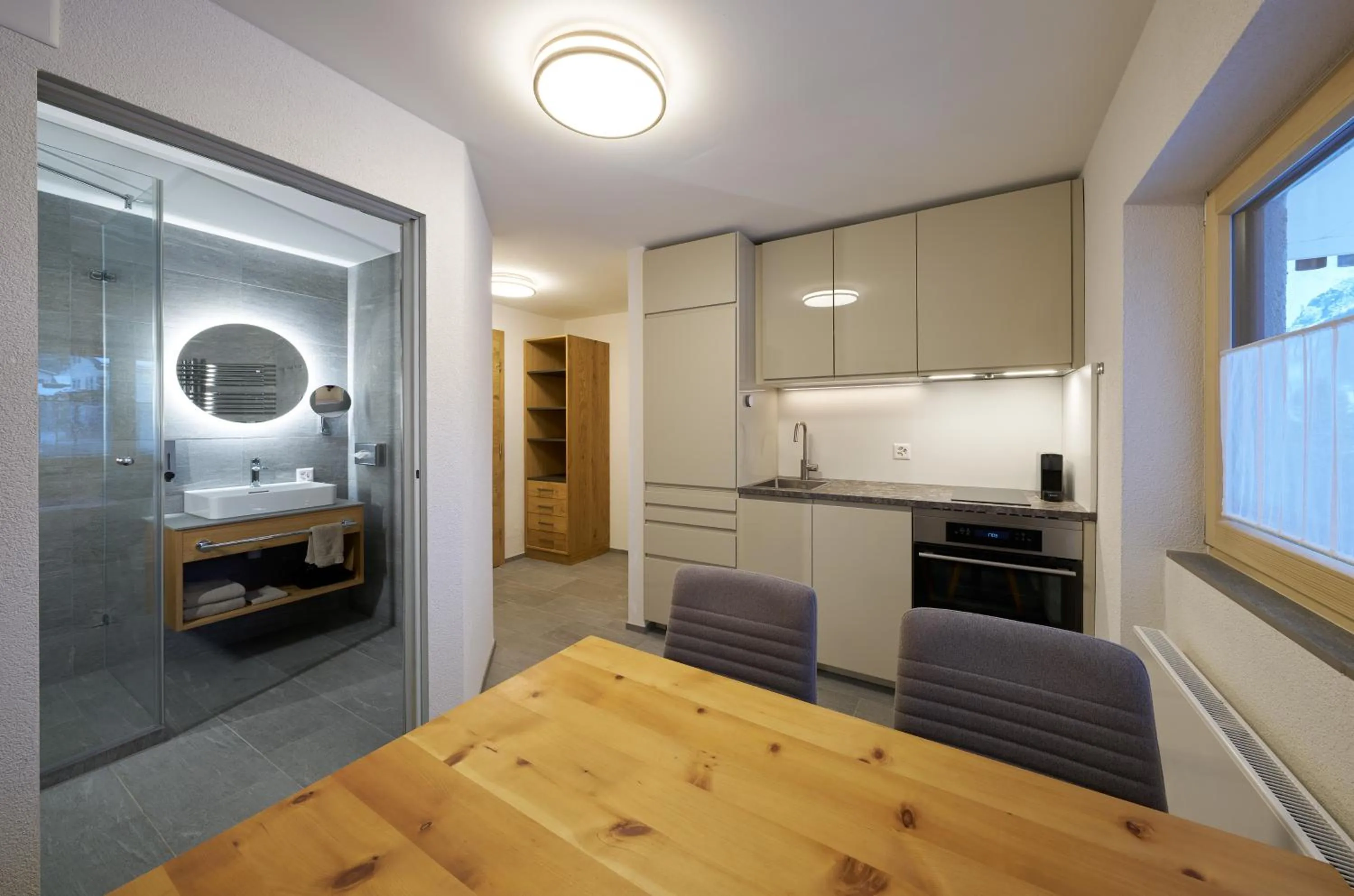 Dining area in Aparthotel Grischuna