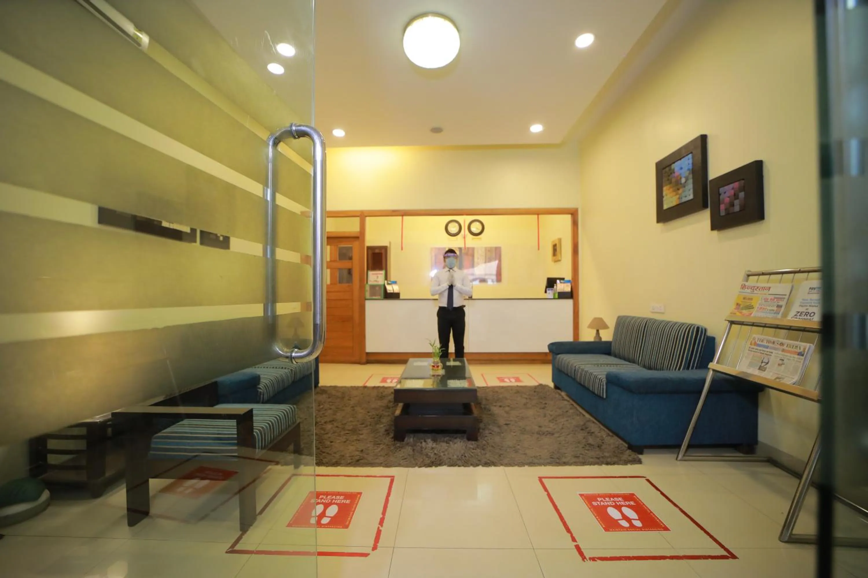 Lobby or reception in Vijaya Tej Clarks Inn