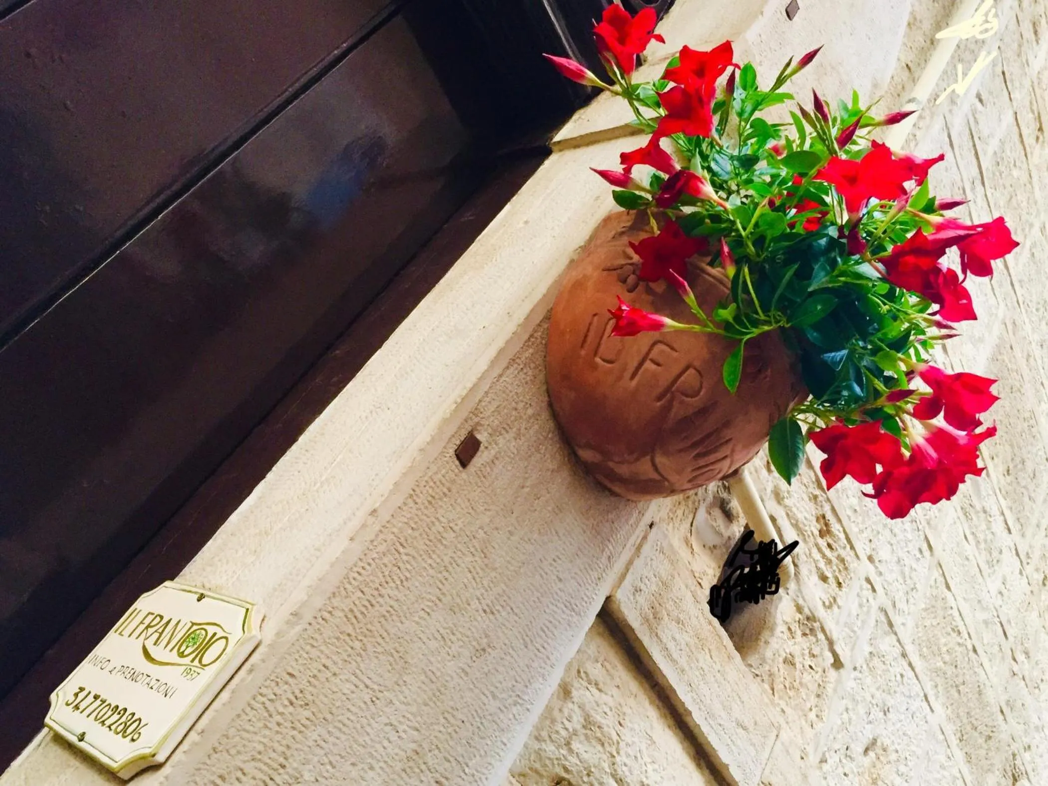 Decorative detail in Il Frantoio 1937