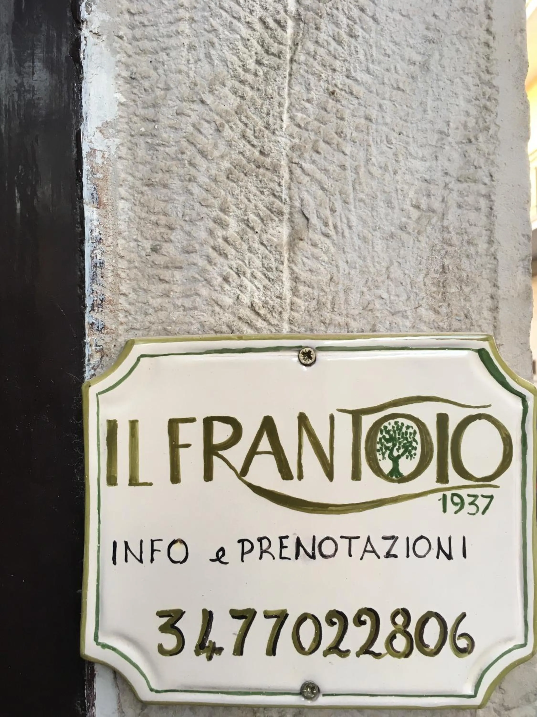 Property logo or sign in Il Frantoio 1937