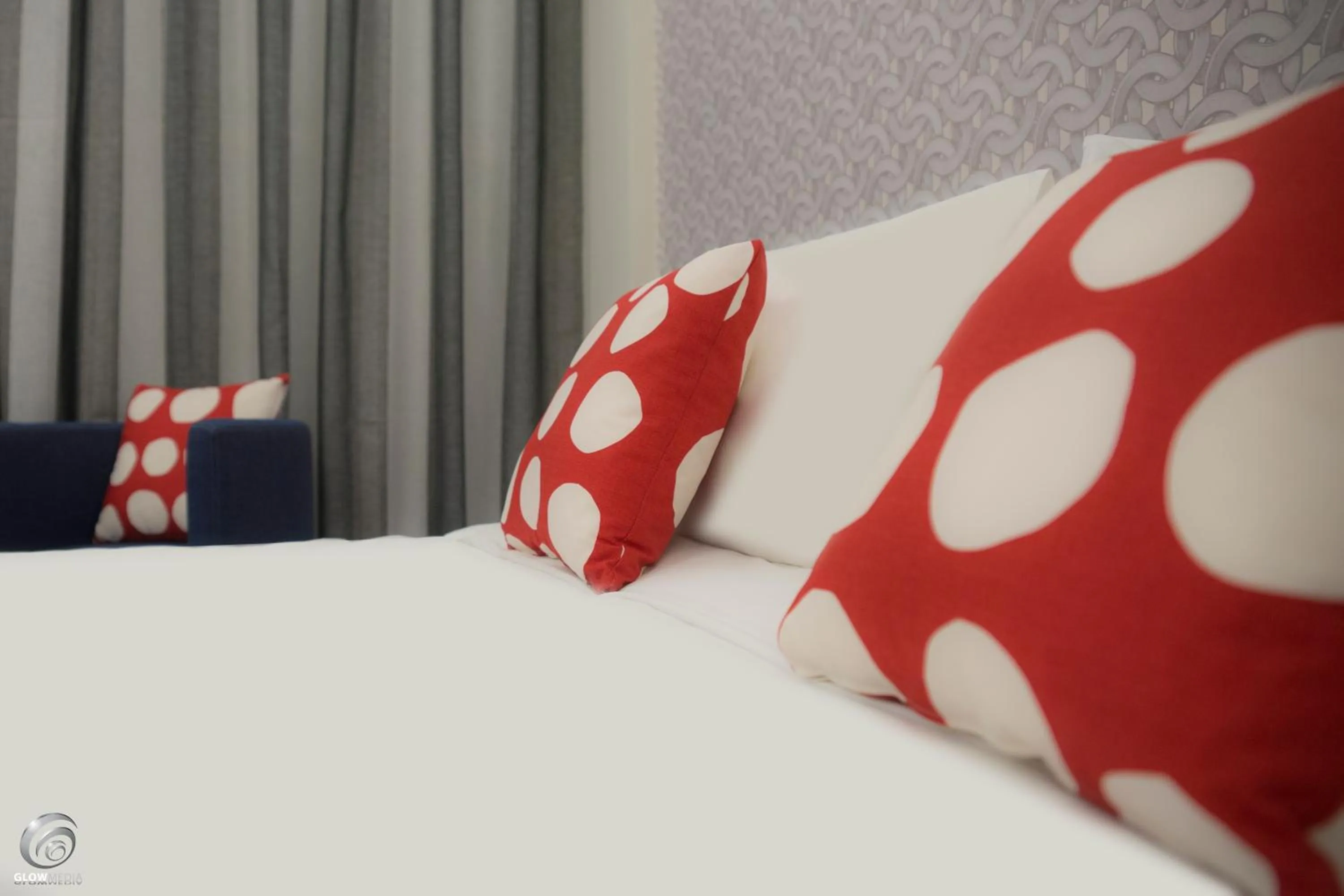 Kitchen or kitchenette, Bed in Urban Central Suites - Beirut