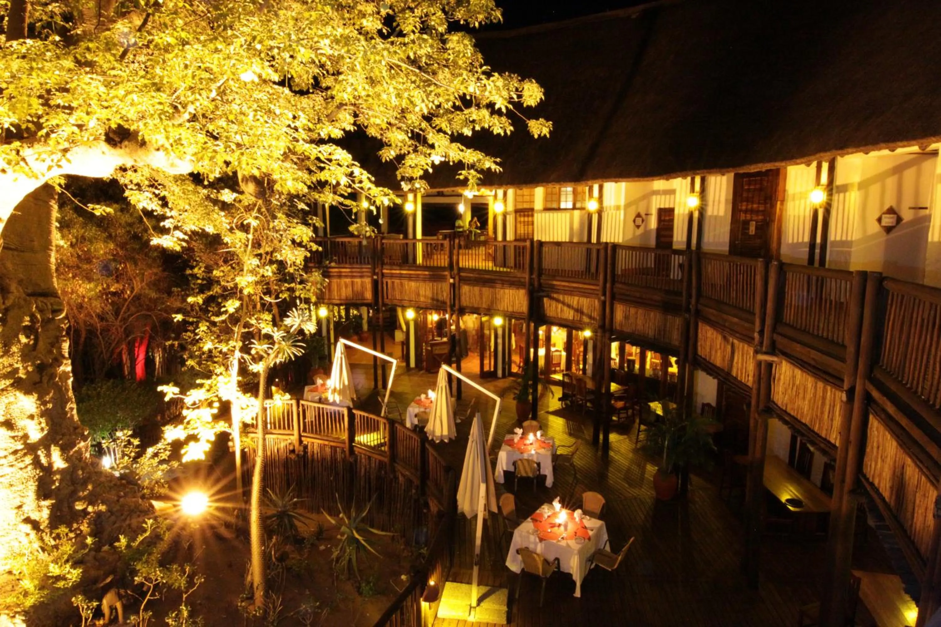 Patio in Cresta Mowana Safari Resort & Spa