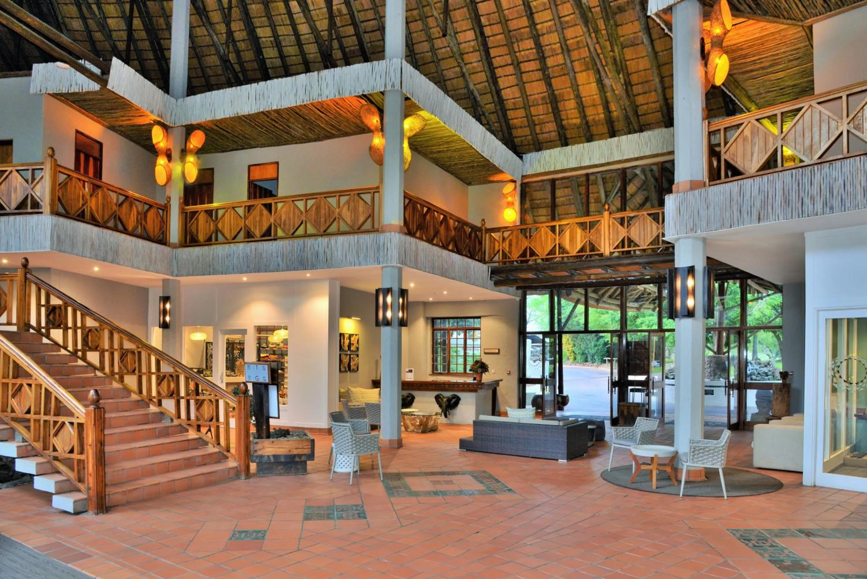 Lobby or reception in Cresta Mowana Safari Resort & Spa