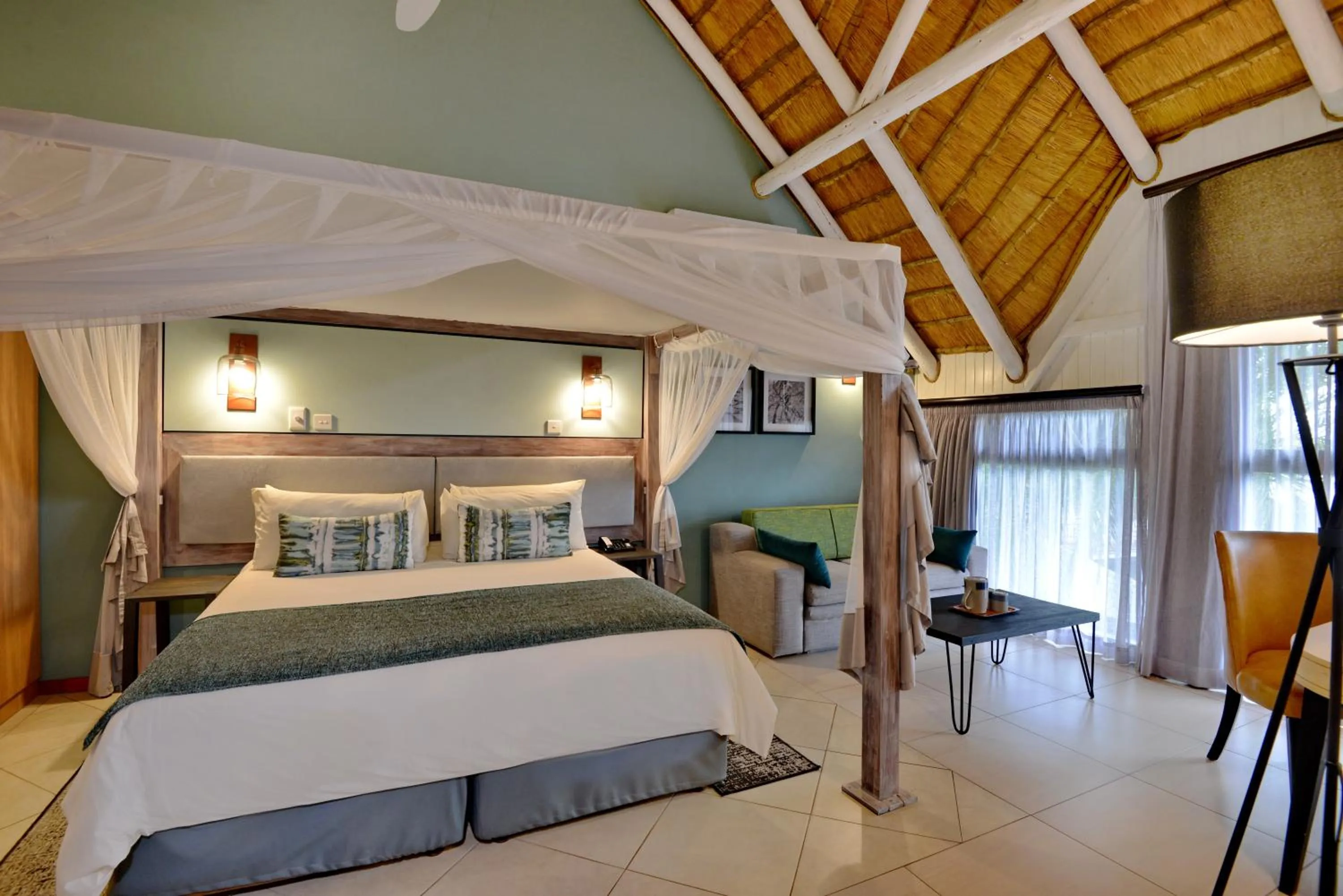 Bed in Cresta Mowana Safari Resort & Spa