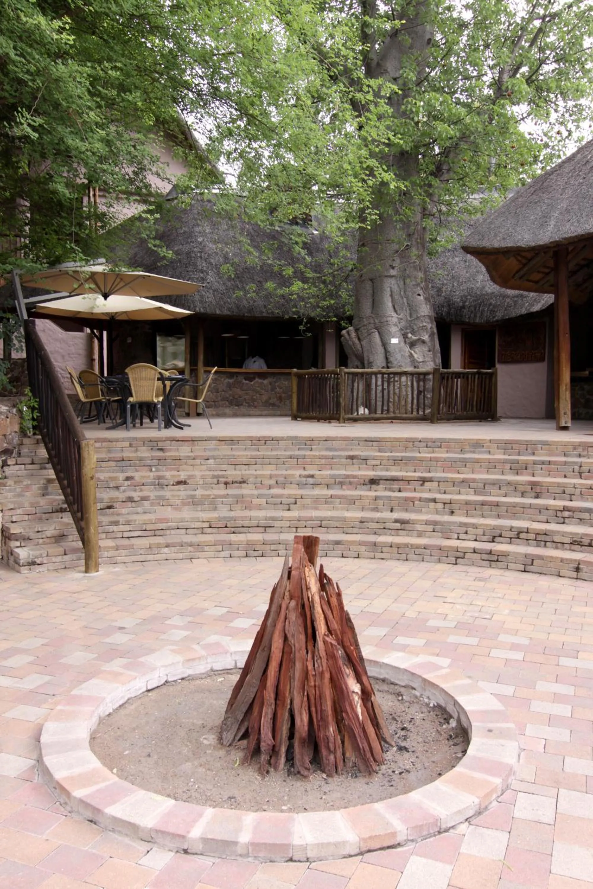 Patio in Cresta Mowana Safari Resort & Spa