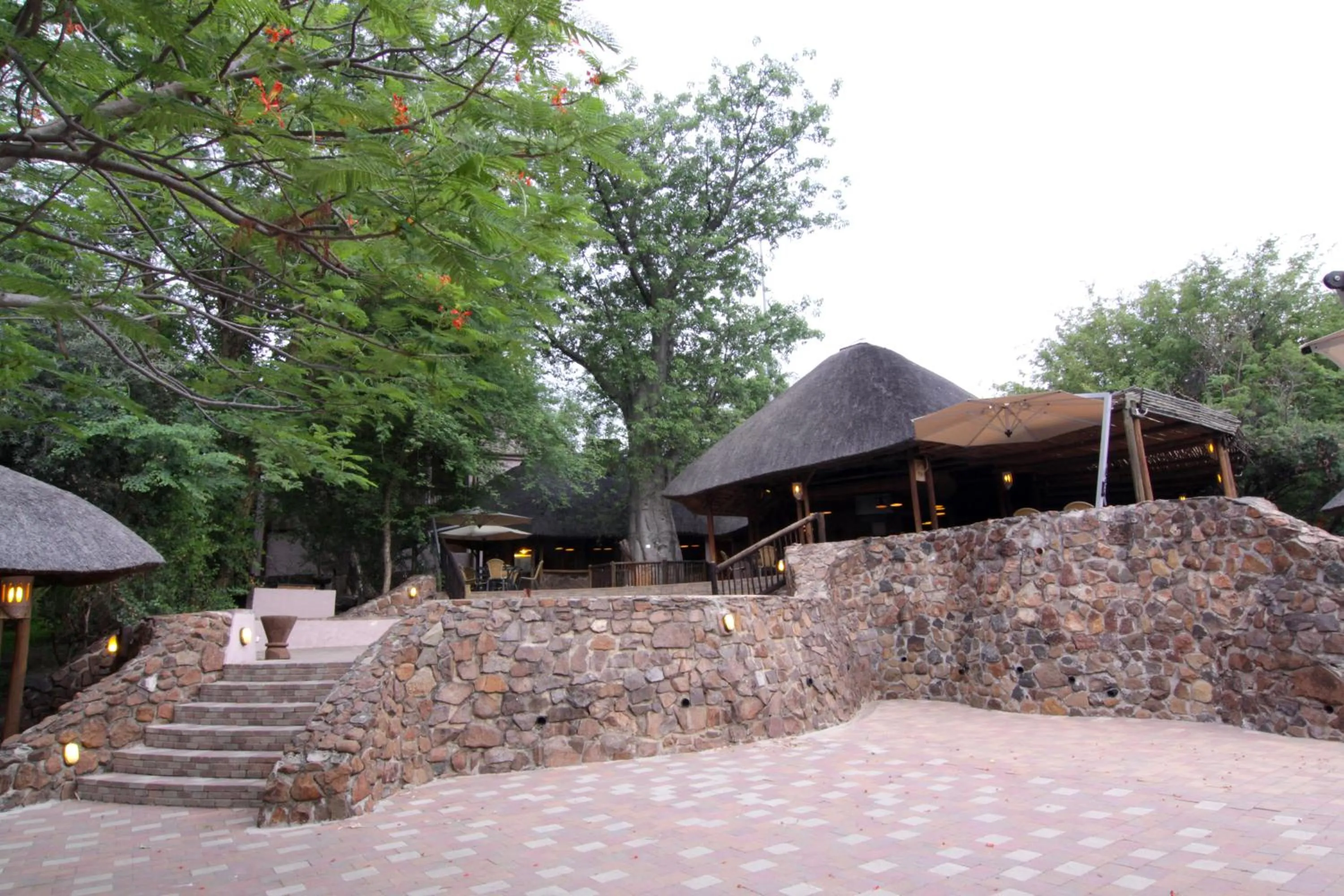 Patio in Cresta Mowana Safari Resort & Spa